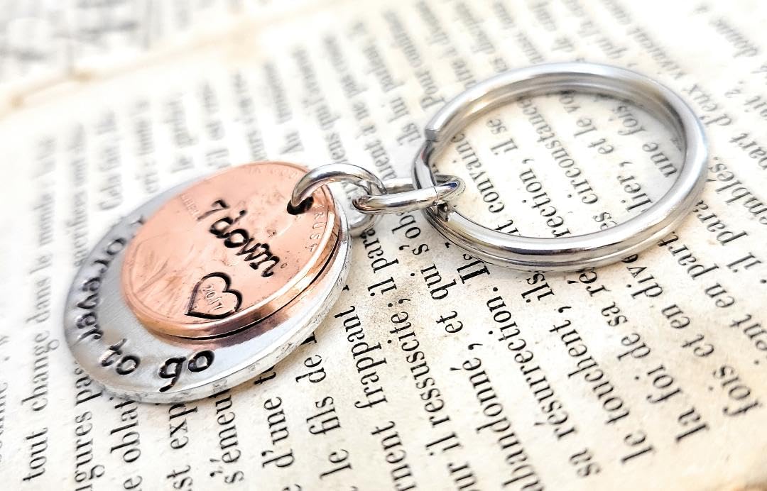7 Year Anniversary Gift For Men, 7Th Wedding Anniversary For Husband, Dainty Gift For Couples, Down And Forever To Go