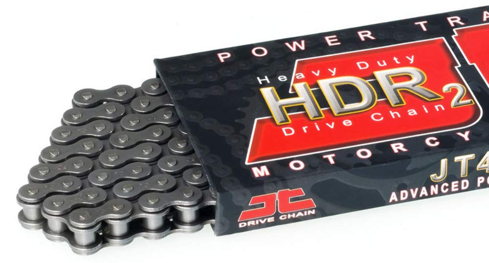 Jt Chain Jtc420Hdr120Sl (420 Series) Black Steel 120 Link Heavy Duty Non O-Ring Chain With Connecting Link