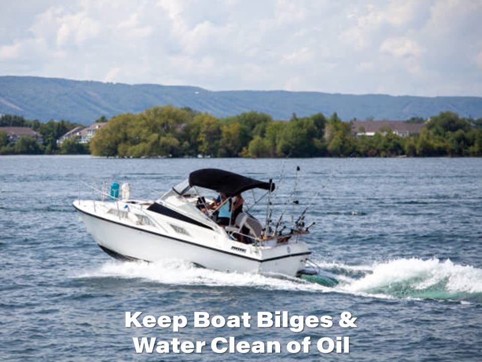 Oil Eater Oil Only Absorbent Pads - for Bilges, Boats, Vehicles and Tools - 6 Pack, White, 15 x 18 (AOA-BPH006-WHITE)