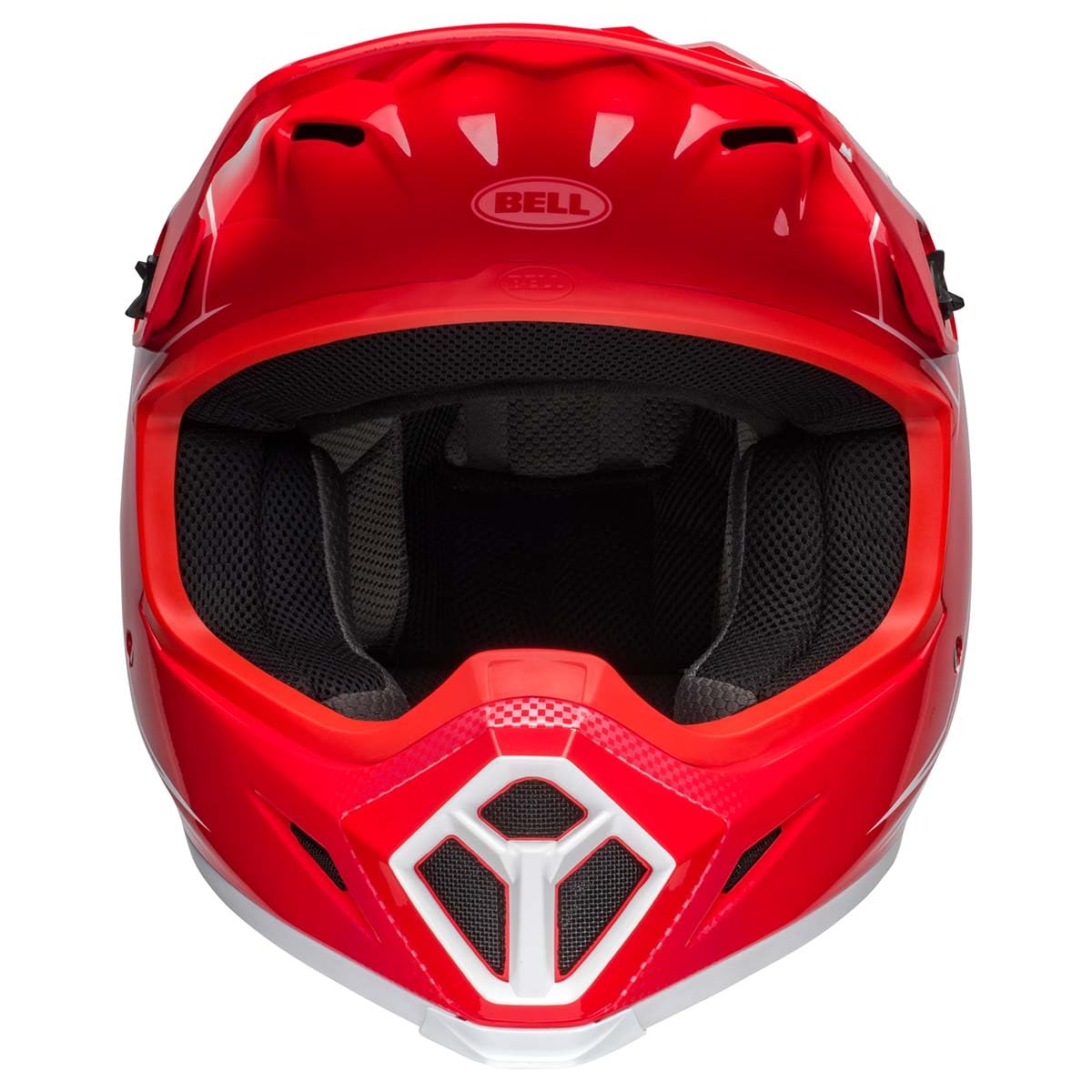 Bell Mx-9 Mips Dirt Helmet (Zone Gloss Red - Medium)