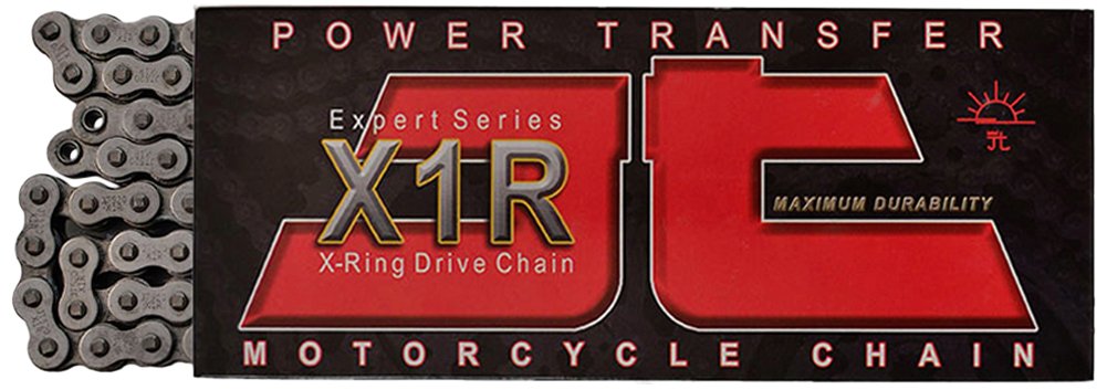 JT Chain JTC530X1R094RL (530 Series) Black Steel 94 Link Heavy Duty X-Ring Chain with Connecting Link