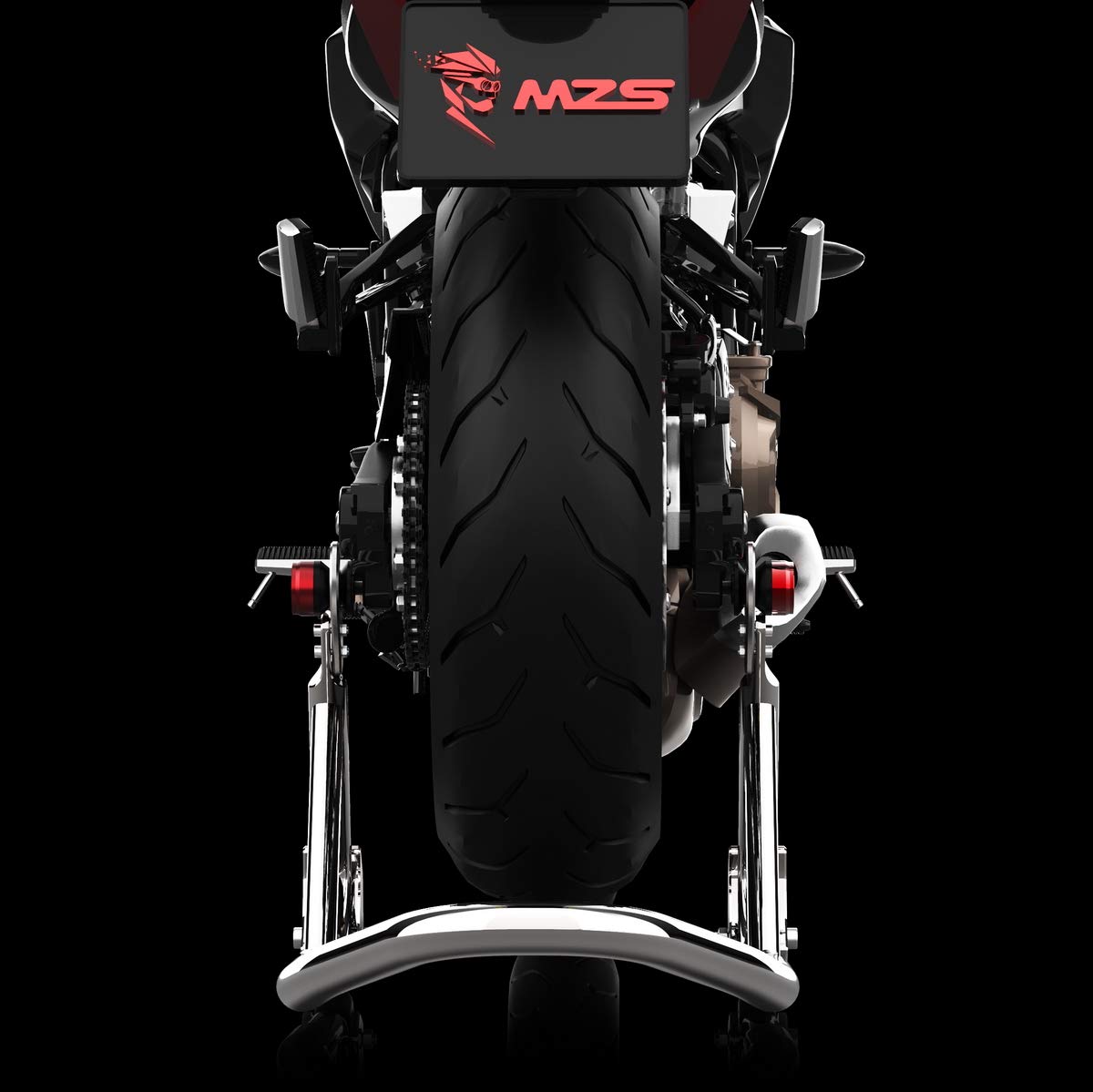Mzs 8Mm Swingarm Spools Sliders Stand Universal M8 Black Compatible With Cbr 600 F2 F3 F4 F4I Cbr600Rr Cbr1000Rr Gsxr600 Gsxr750