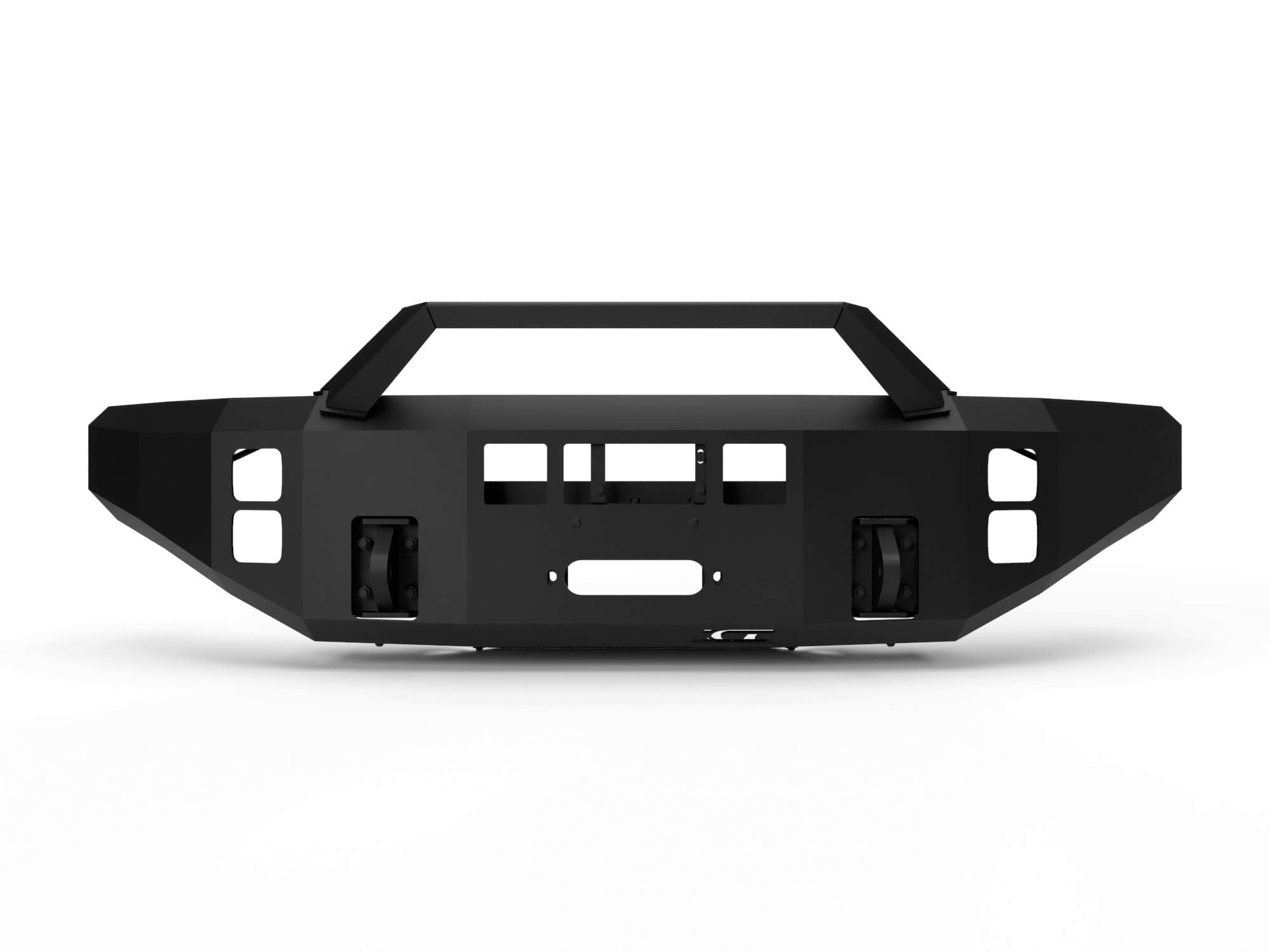Ici Aluminum Bumpers Compatible With 2017 - 2021 Ford Superduty: Alumilite Front Winch Bumper