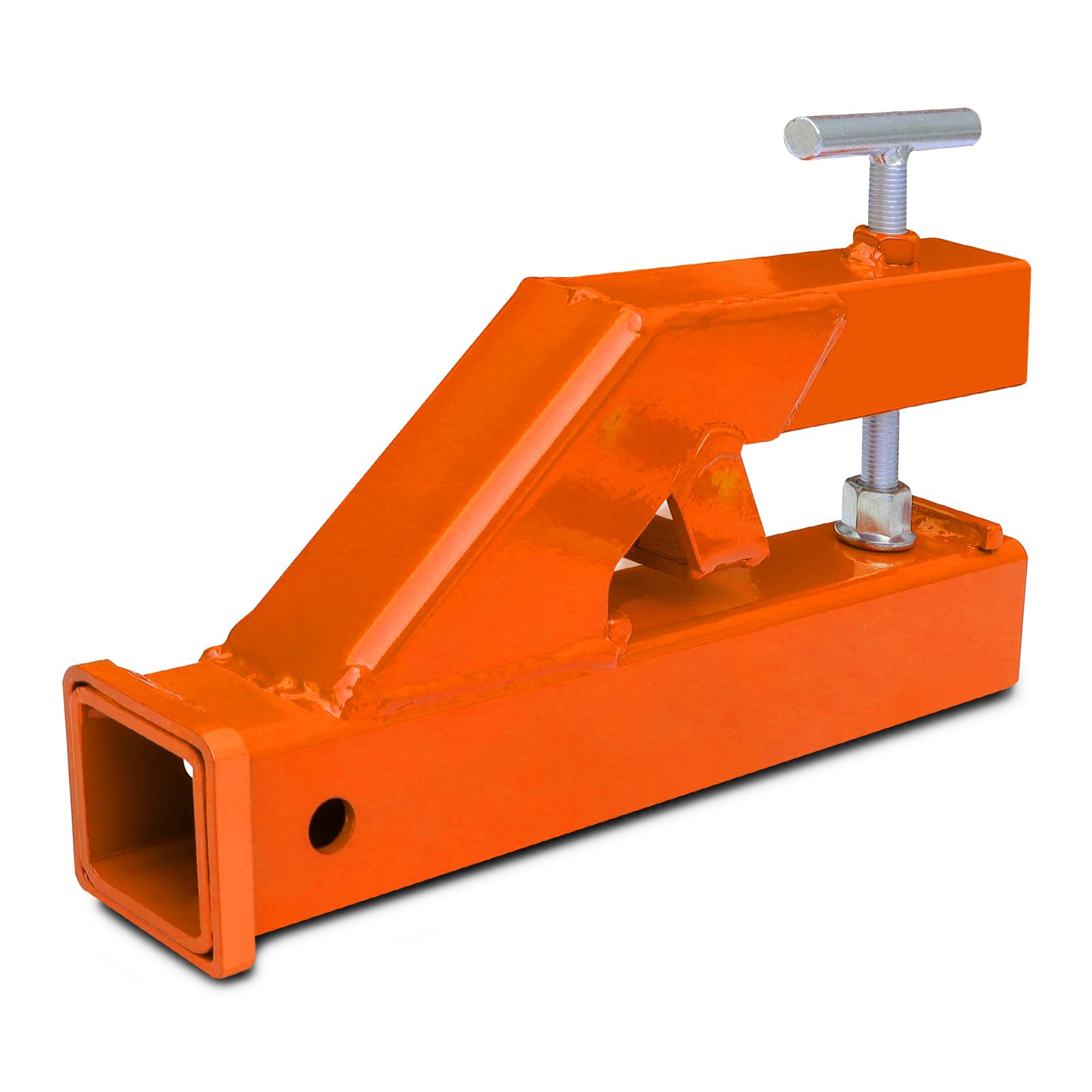 AIWARGOD Clamp On Trailer Hitch Receiver Bucket Hitch for Tractor 2 Ball Mount Adapter Compatible with Deere Bobcat Bucket, Or