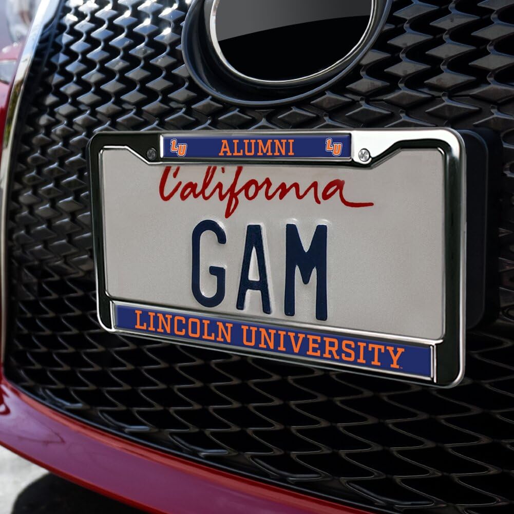 Lincoln University Alumni Full Size Standard License Plate Metal Frame
