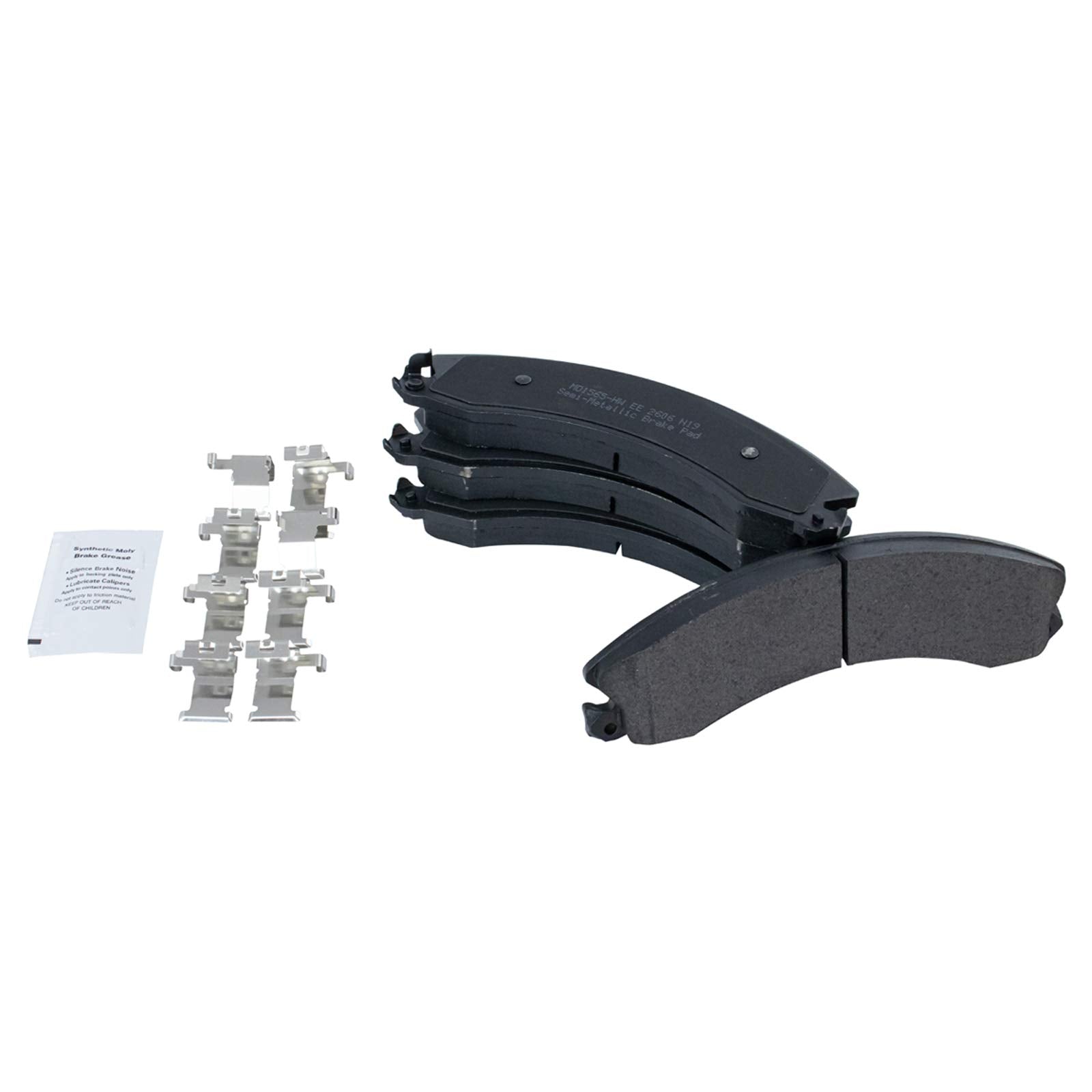 Trq Rear Brake Pad & Rotor Kit Brake Pads Brake Rotor Semi-Metallic Compatible With 2011-2019 Chevrolet Silverado 3500 Hd Gmc Si