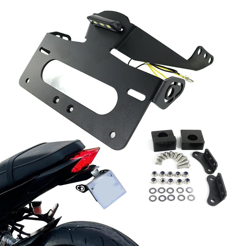 Xitomer Fender Eliminator, Fit for MT-09 FZ 09 2017 2018 2019 2020 MT09 FZ-09 2017 2018 2019 2020 / MT-09 SP 2018-2020, With LED