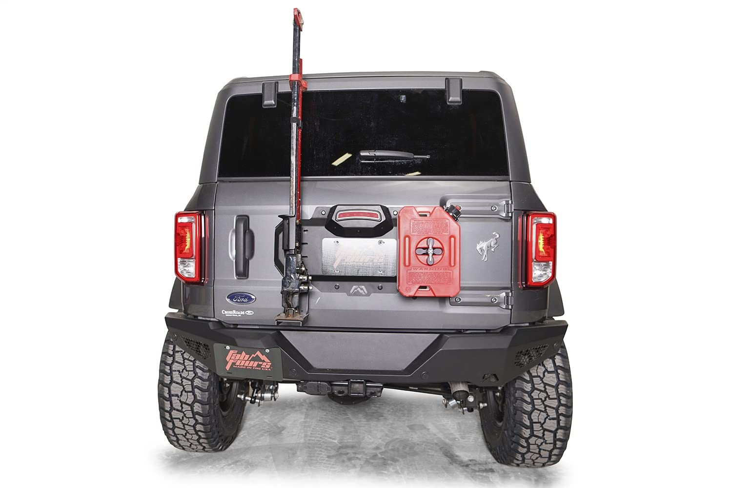 Fab Fours 21-22 Bronco Spare Tire Delete, Black (Fb21-Z5251-1)