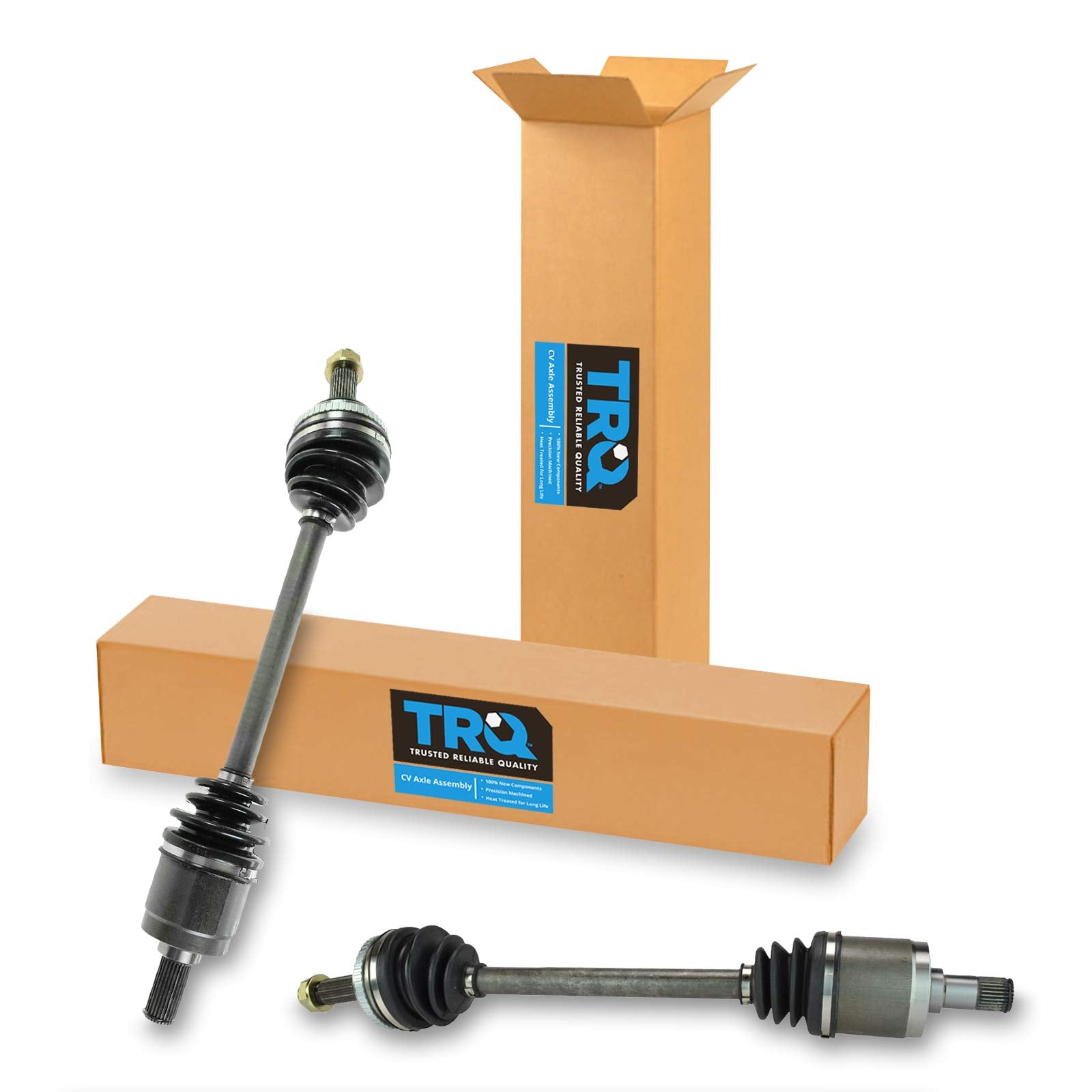 Trq Front Cv Axle Shaft Assembly Set Compatible With 2001-2003 Acura Cl 1999-2003 Tl 1998-2002 Honda Accord