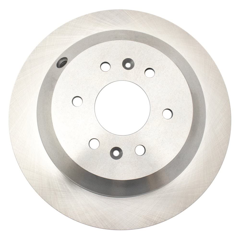 Trq Rear Brake Rotors Set Solid Compatible With 2009 Kia Borrego