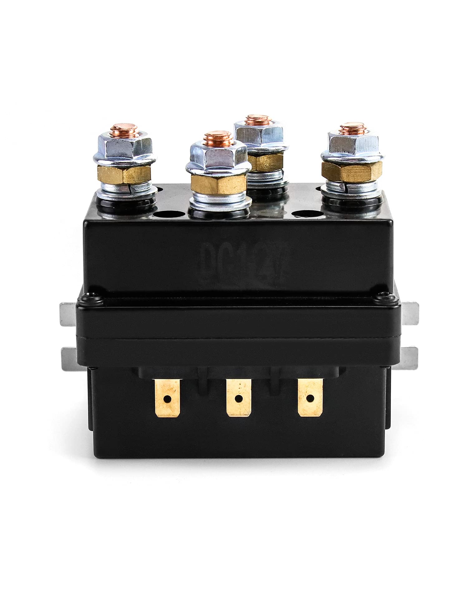 QWORK 12V 500A Solenoid Relay - Winch Replacement Contactor for 8000-15000lb ATV UT Winches