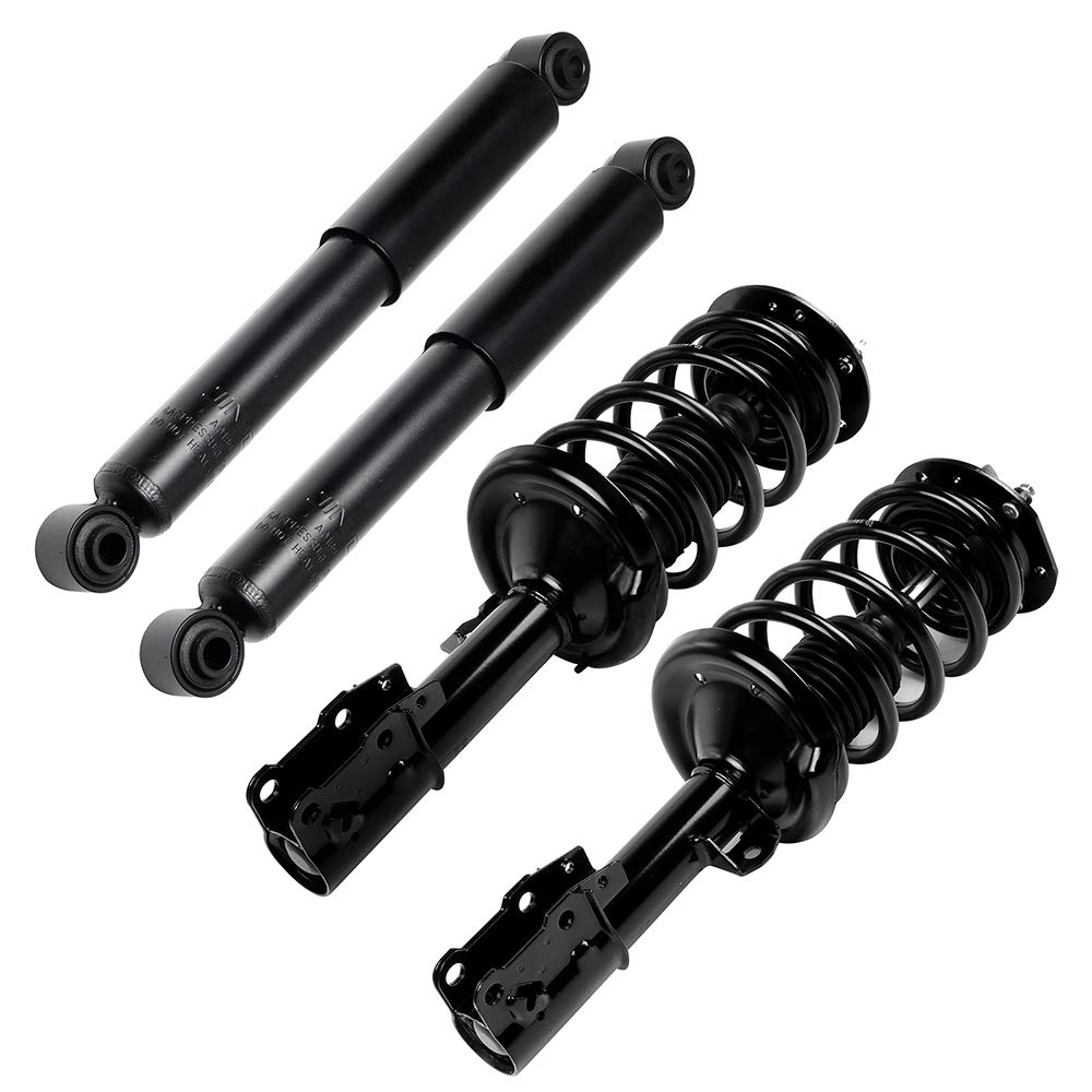 Lsailon Front Complete Struts + Rear Shock Absorbers Replacement For 2004 2005 2006 2007 For Chevrolet For Malibu Set Of 4