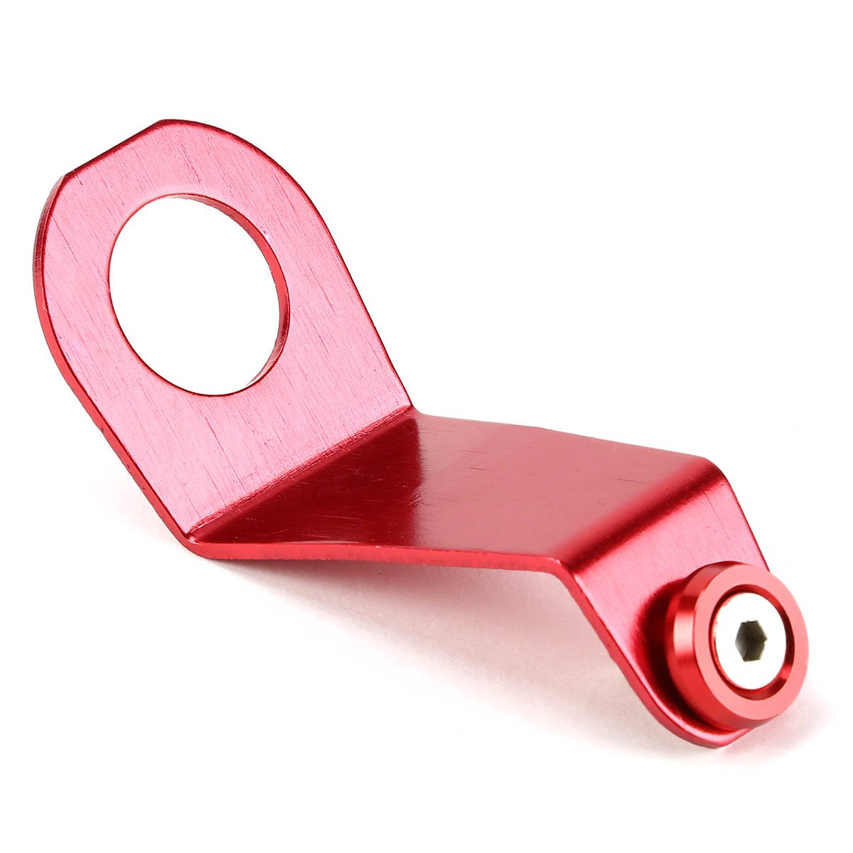 Compatible With Honda Civic Eg Billet Aluminum Radiator Stay Mount Bracket+Washer (Red)