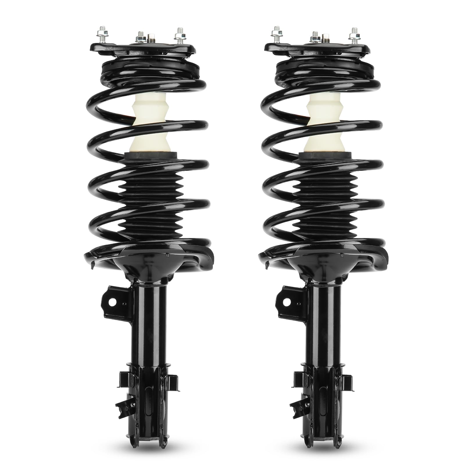 Front Struts Shocks w/Coil Springs Absorber for 2006-2011 Hyundai Accent, 2006-2011 Kia Rio ONLY (LX, SX), 2007 2008 2009 2010 S