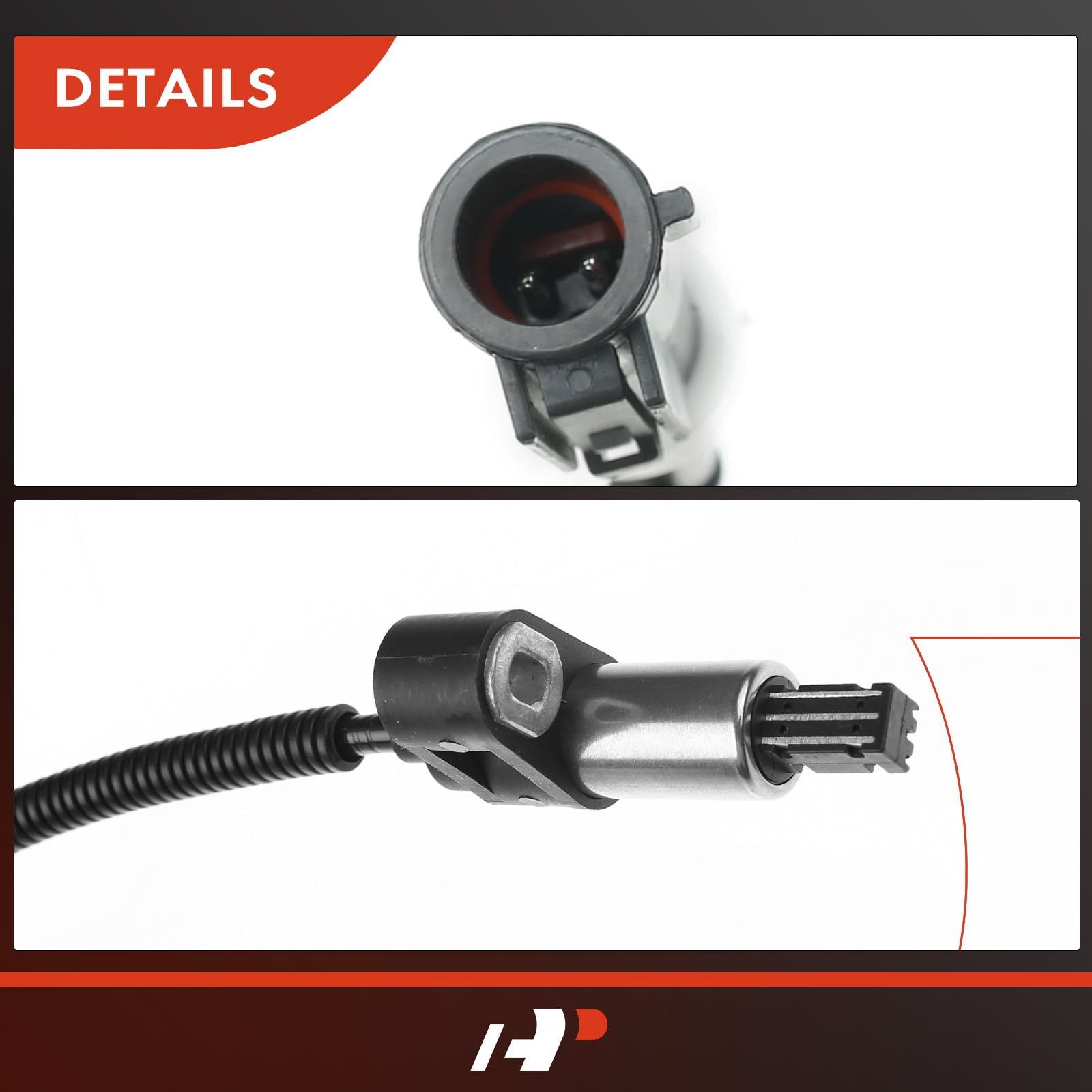 A-Premium Abs Wheel Speed Sensor Compatible With Ford, Lincoln & Mercury Models - Crown Victoria/Town Car/Grand Marquis 1998-200