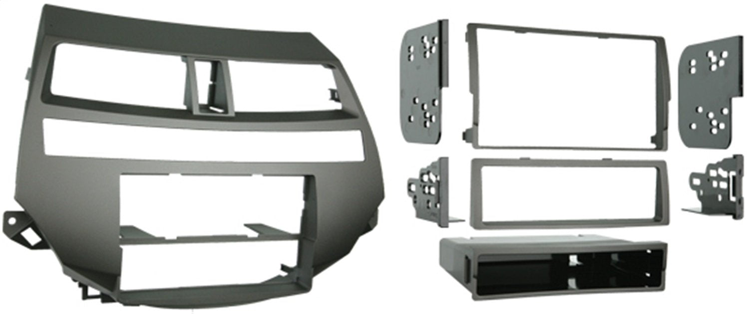 Metra 99-7875T Single/Double DIN Installation Kit for 2008-2009 Honda Accord Vehicles with Dual Zone Climate Control, Taupe