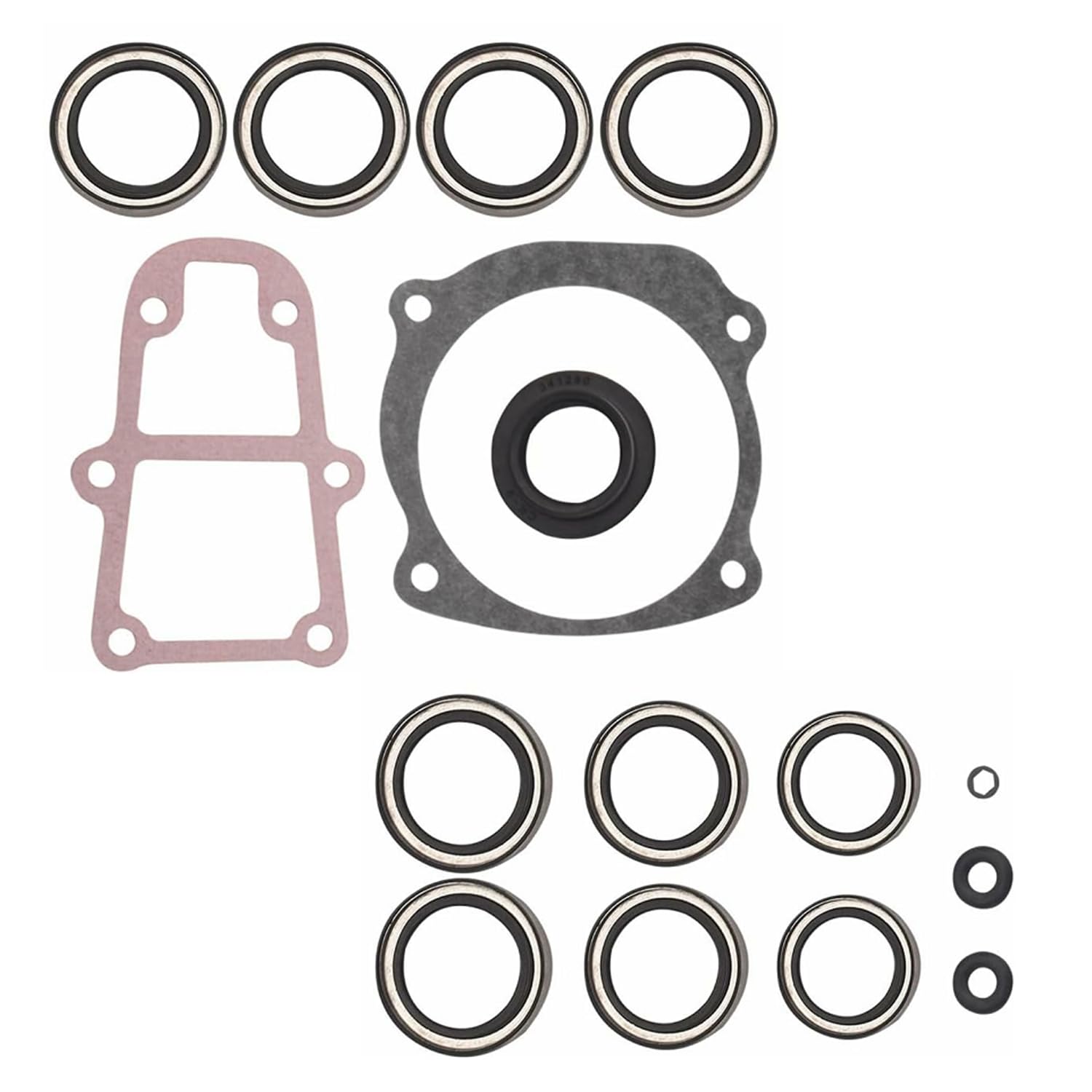 5006373 Gearcase Seal Kit - by Huthbrother, Compatible with Johnson Evinrude 396354 434516 437752 437753 438278 439141 5000411,