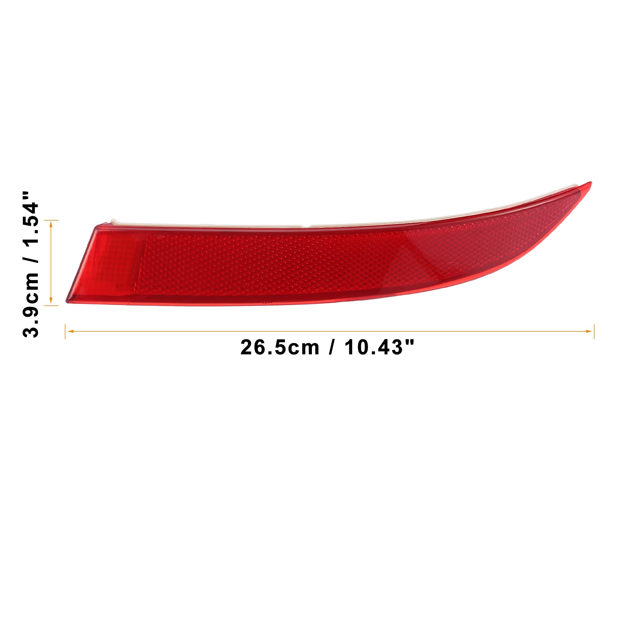 X Autohaux Car Rear Bumper Reflector Strip Cover Right Side 63147240998 For Bmw X5 2011-2013