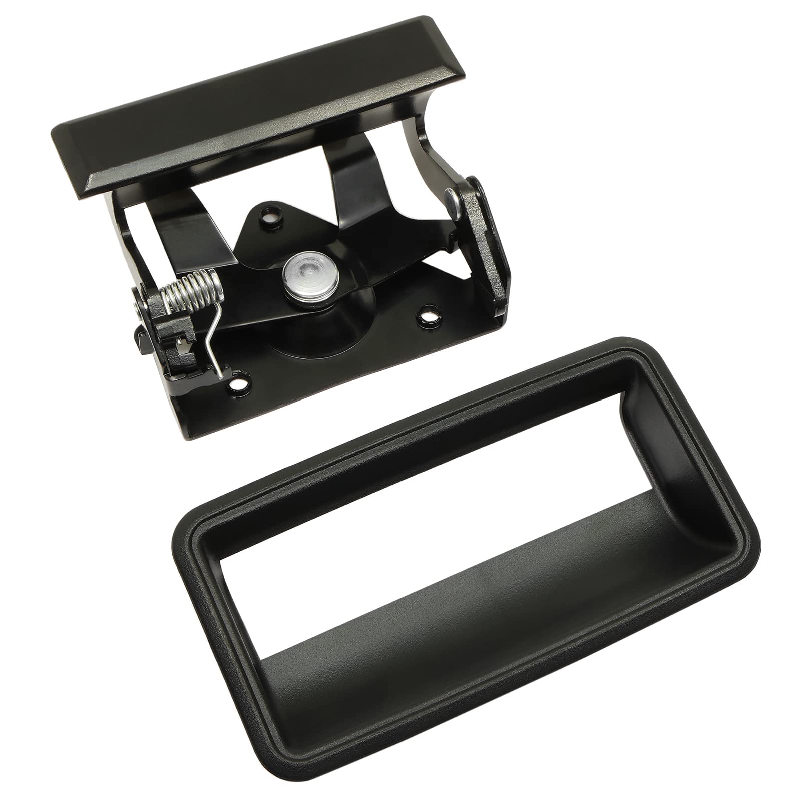 Gledewen Tailgate Handle Set - All Metal Latch & Plastic Bezel for 1988-2002 Chevy GMC C1500 C2500 C3500 Pickup Truck