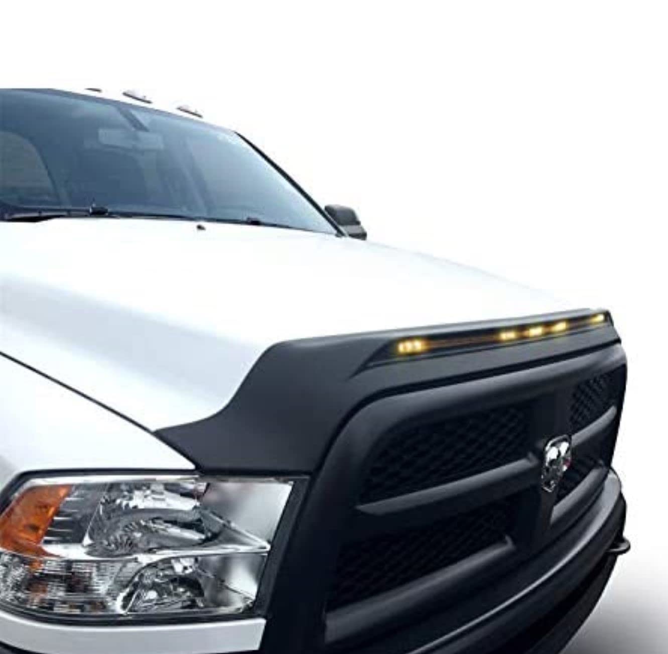 Auto Ventshade [Avs] Aeroskin Lightshield/Hood Protector | Fits 2010-2018 Dodge Ram 2500/3500, 1 Pc. | Textured Black - 753051