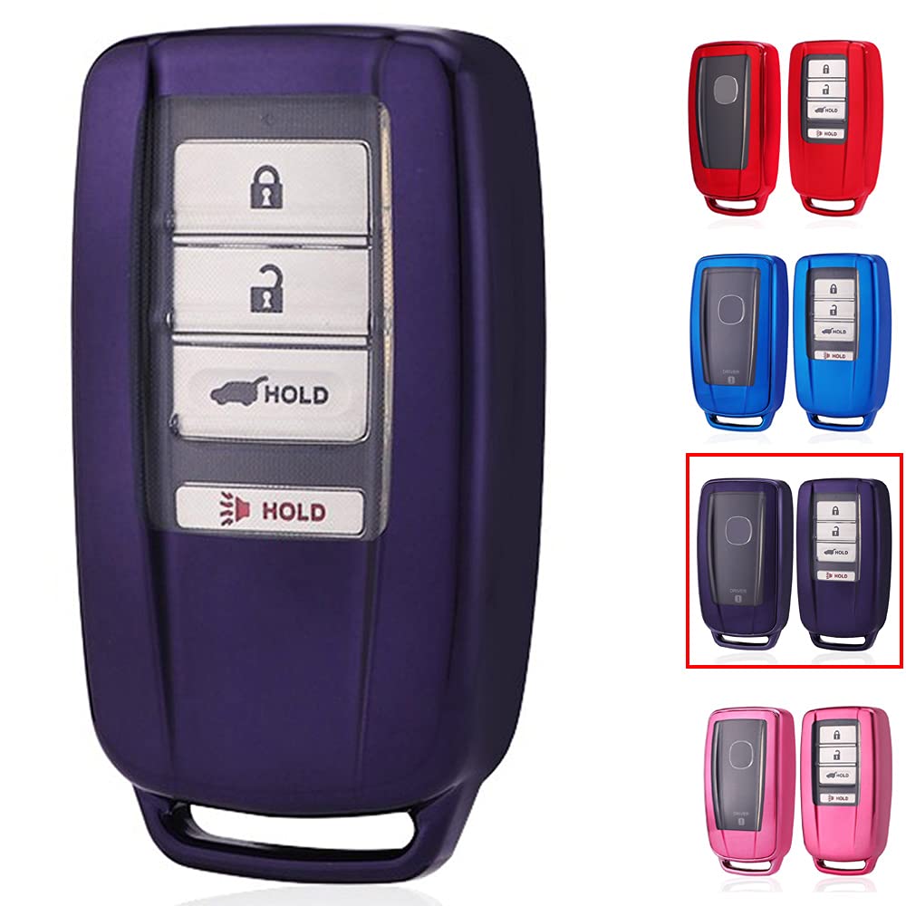 Horande 360 Degree Tpu Protector Key Fob Cover Case Fit For 2018 2019 2020 2021 Acura Tlx Rlx Rdx Mdx Ilx Plx Nsx Keyless Entry