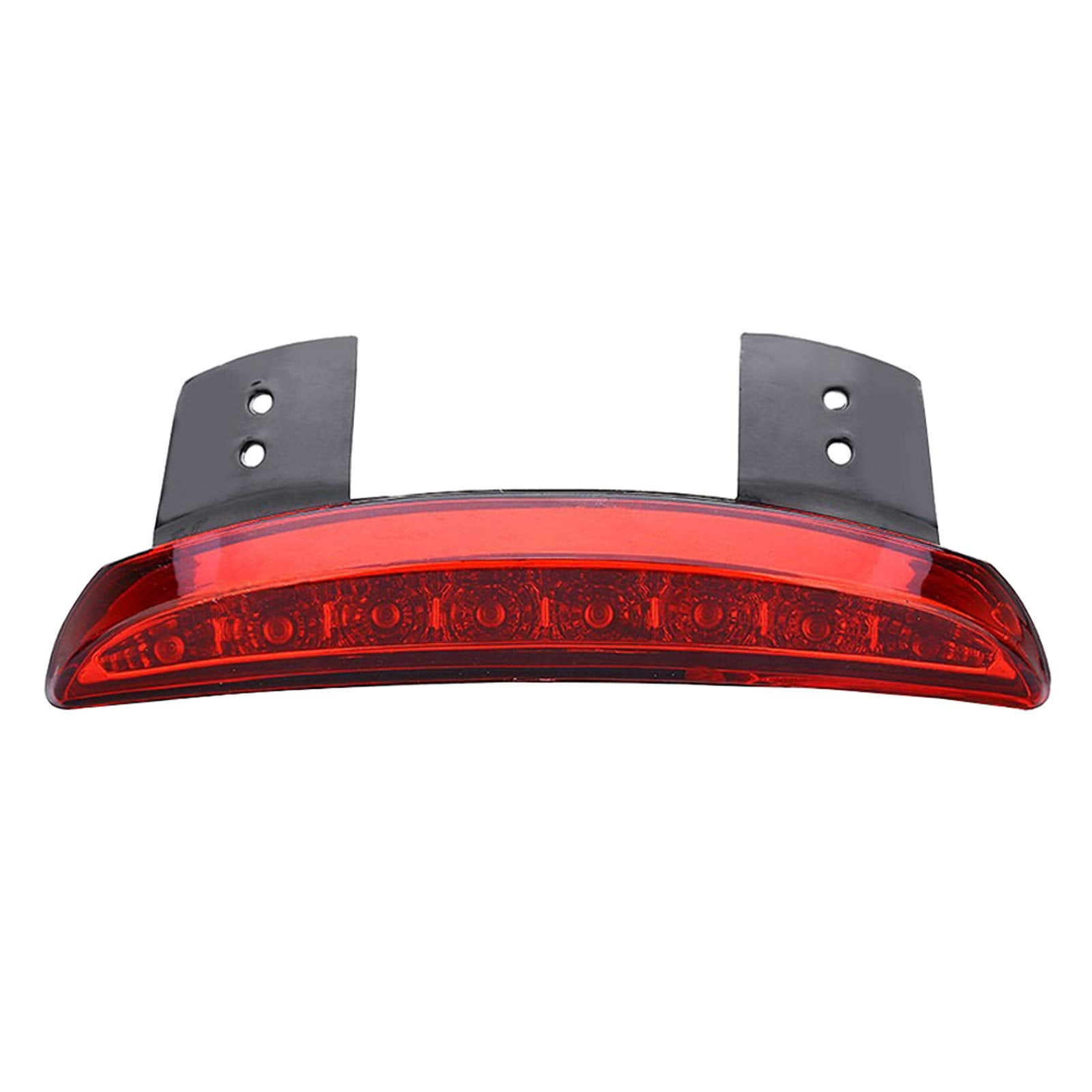 ANKIA Motorcycle Chopped Rear Fender Edge LED Brake License Plate Tail Light Stop Running Light Turn Signal Lamp for Harley Spor