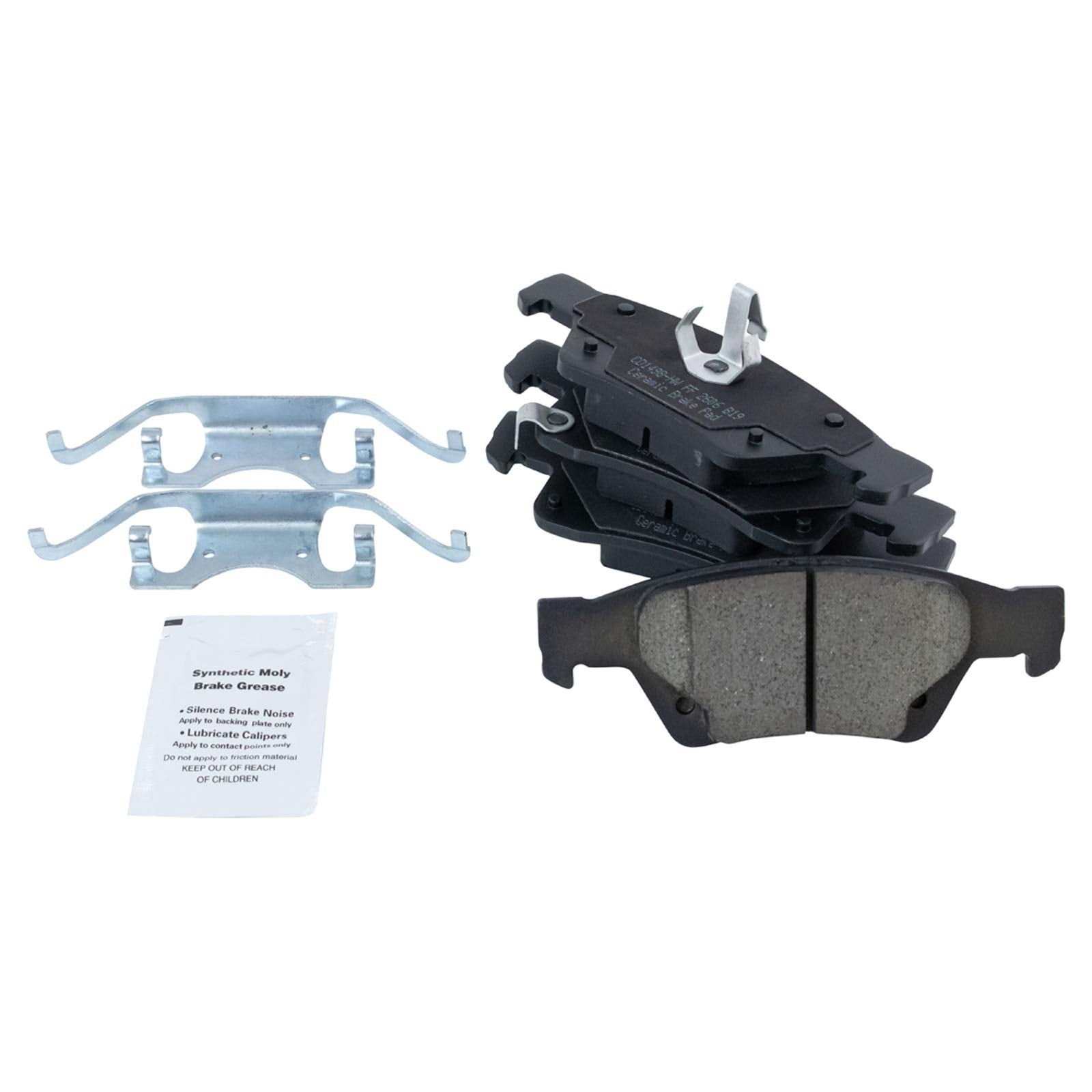 Trq Rear Ceramic Brake Pads & 2 Rotors Discs Set Kit For Durango Grand Cherokee