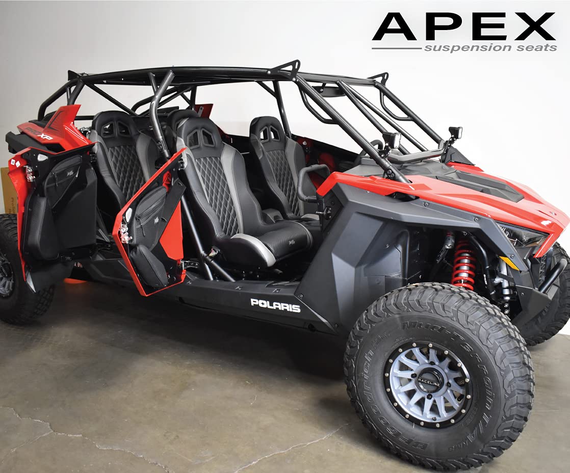 Aces Racing Storage Bags for Polaris RZR XP Pro Turbo R XP4 (Black, One Size, Model 5001-Bags)