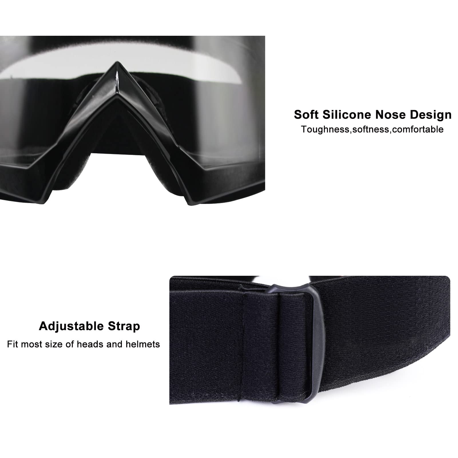 Motocross Goggles Atv Goggles Dirt Bike Motorcycle Goggles Mx Off Road Goggles For Men Women Adult Youth Riding Racing
