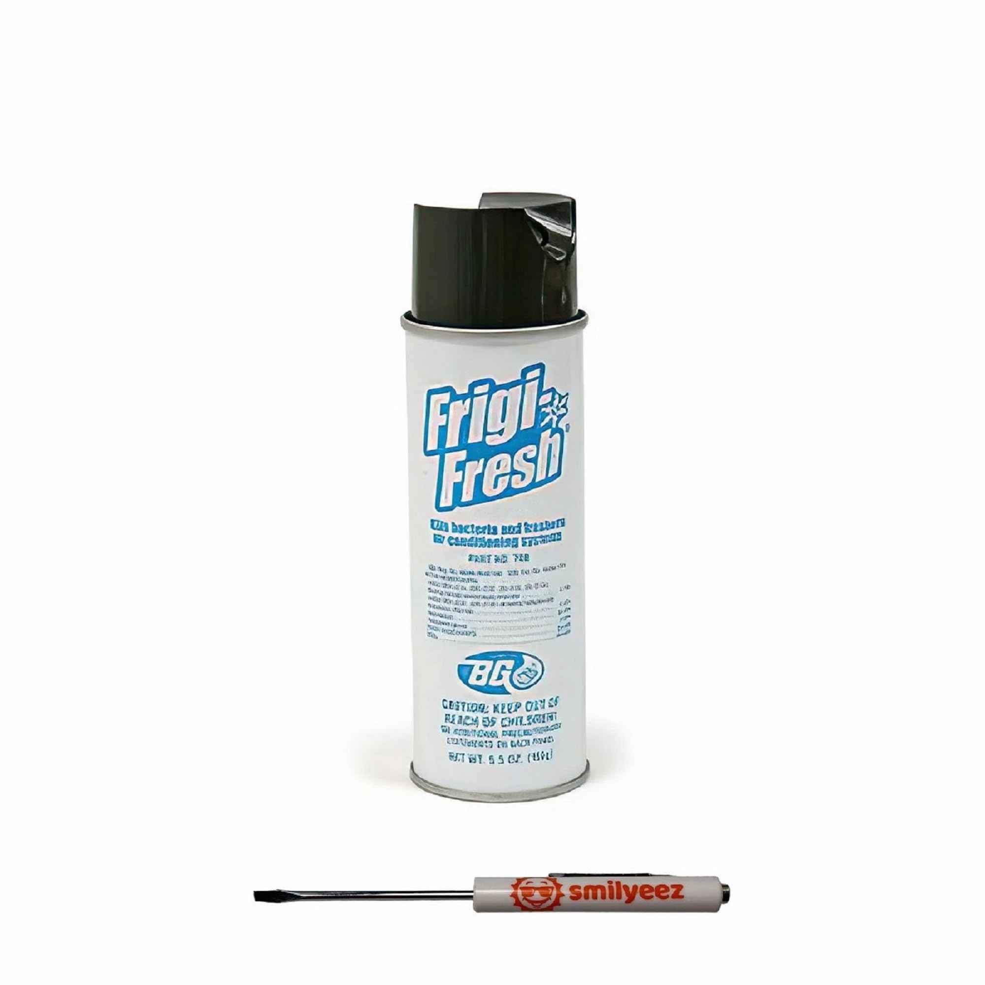 Smilyeez Listing for BG Frigi-Fresh Automotive Air Conditioning Cleaner and Freshener Spray (5.5 oz.) PN 708 (1 Can) - Eliminate
