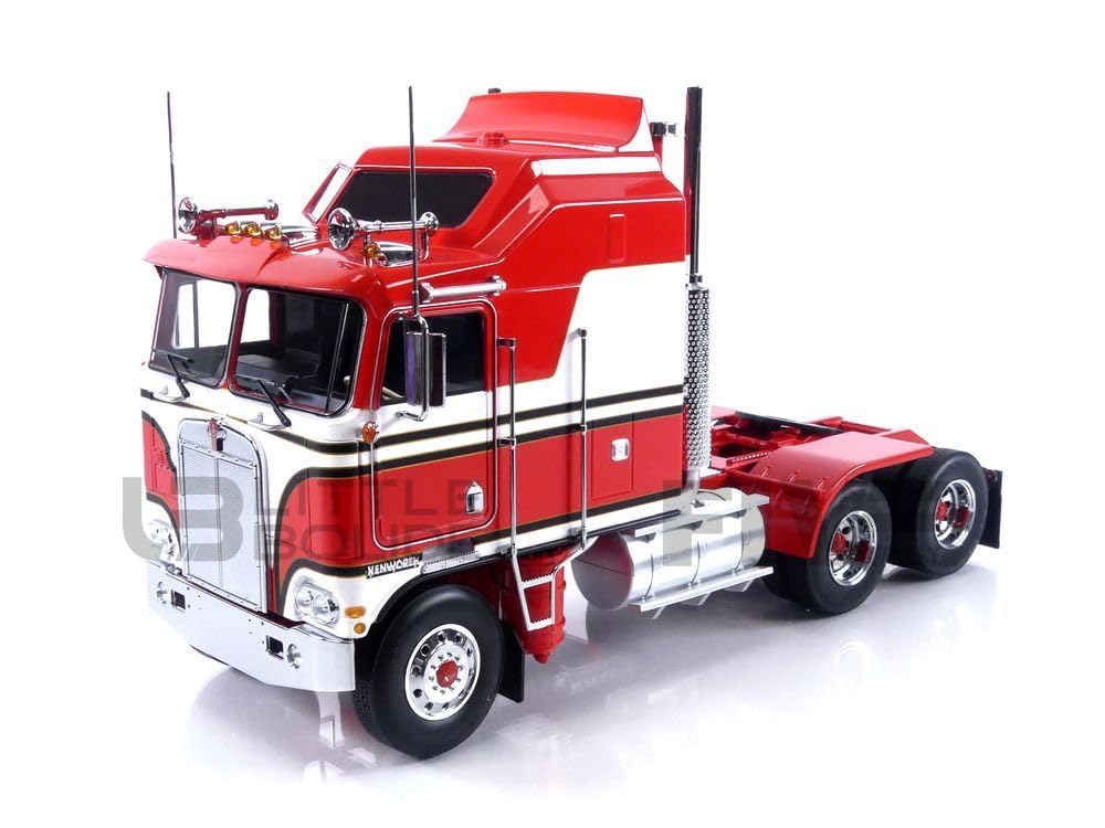 ROAD KINGS Ken K100 Aerodyne Diecast Model - 1/18 Scale, Red/White/Black, Metal, RK180141R