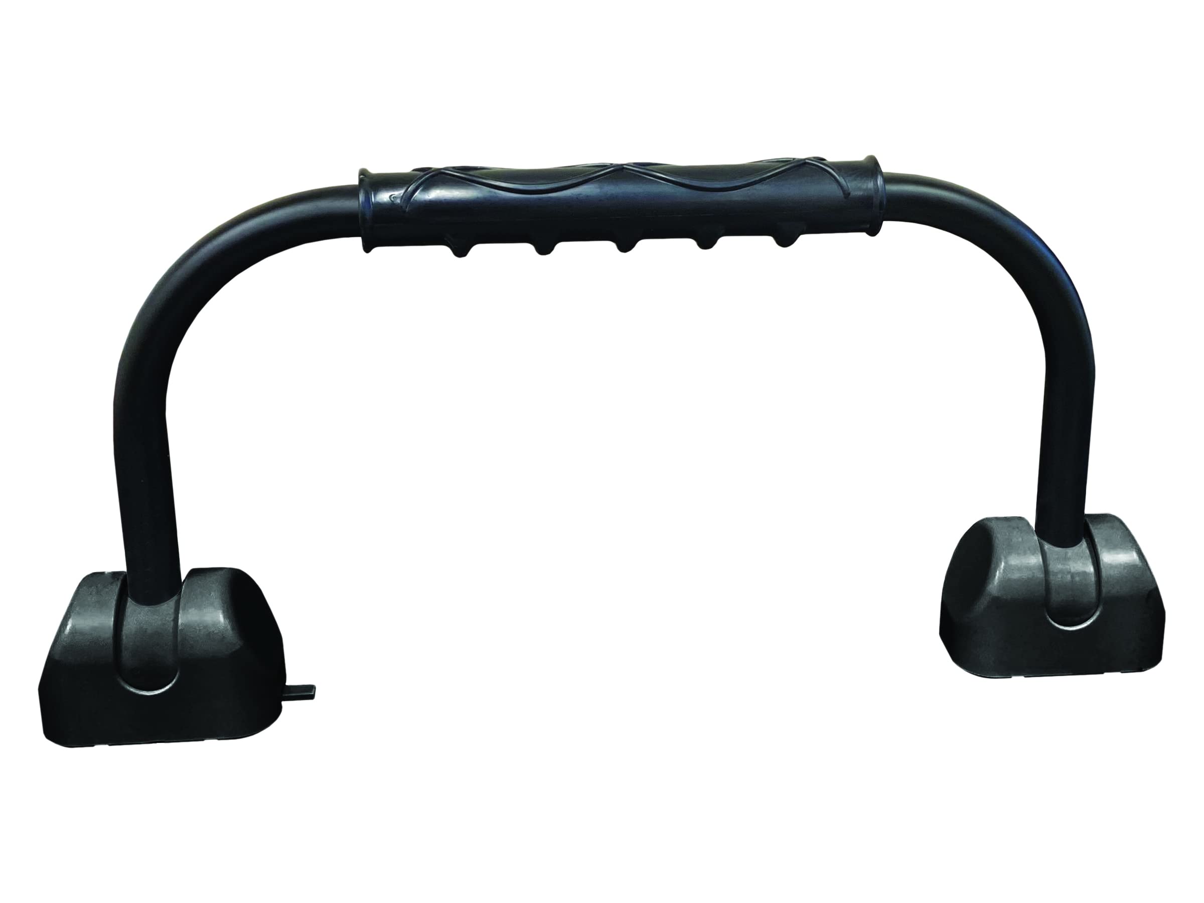 Rv Designer R222 Gripsafe Handrail Assist - Locking Folding Aluminum Grab Handle With Notched Grip - Safe Entry Assist For Rv Door - Easy Installation, 22 Inch, Black