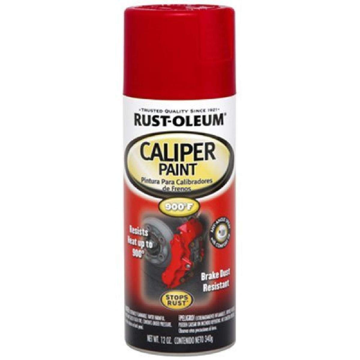 Rust-Oleum 251591 12-Ounce, Red Automotive Caliper Spray Paint, 12 Ounce (Pack Of 1), 11 Fl Oz
