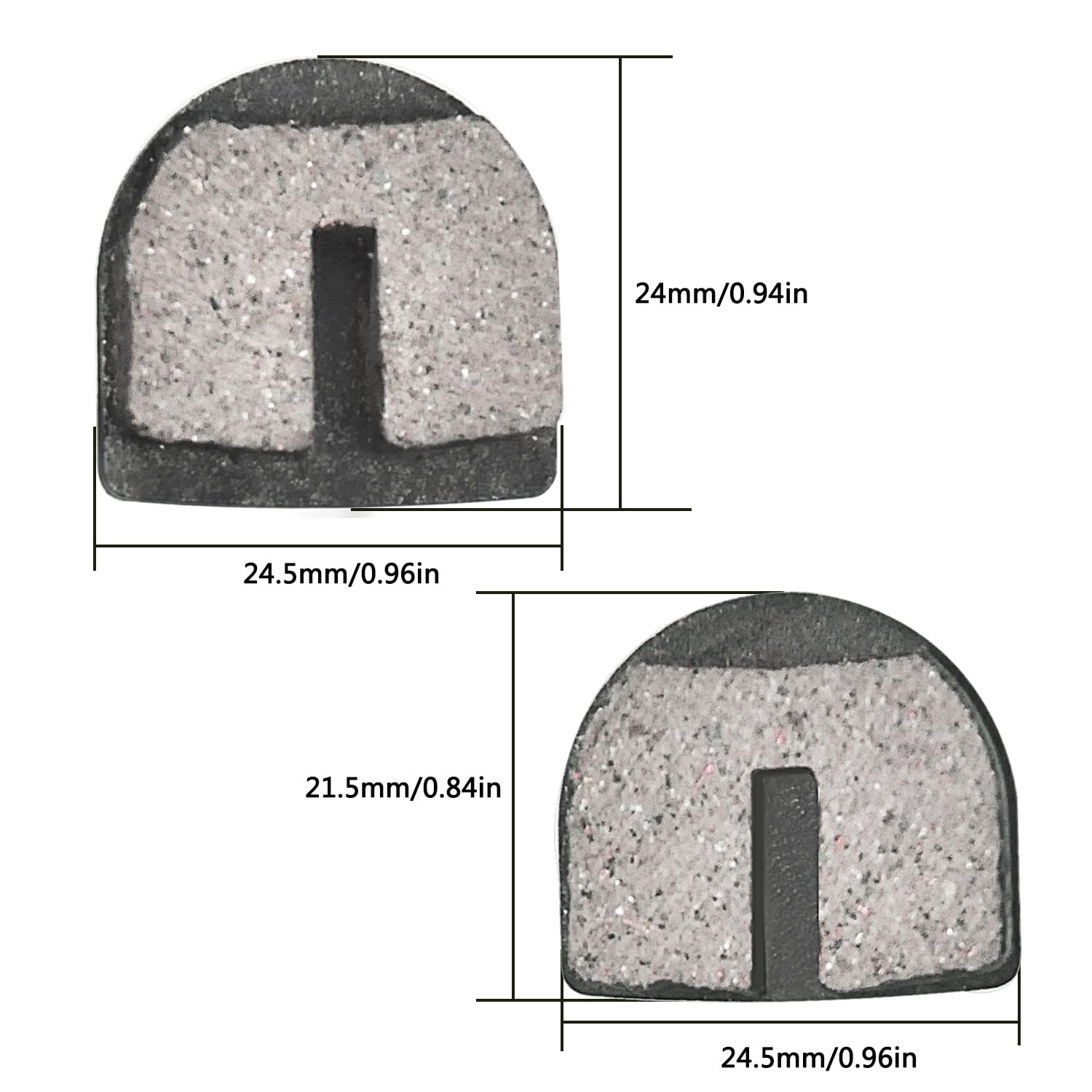 Holato Rounded Disc Brake Pads For Razor Mx500 Mx650 Sx500 Mcgrath Dirt Rocket Electric Motocross Bike E500S Scooter Rsf350 Rsf6