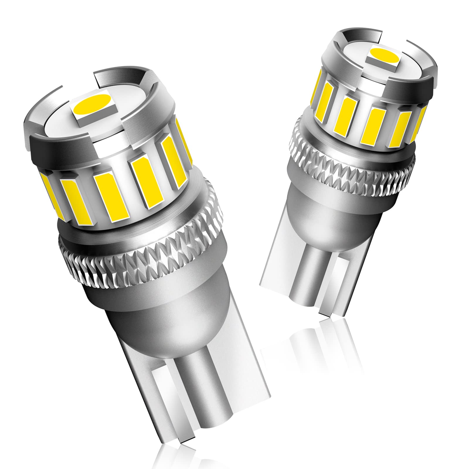 Autoone 194 Led License Plate Light 300% High Brightness T10 168 2825 W5W Bulbs For Dome Map Door Courtesy Interior Car 6500K Wh