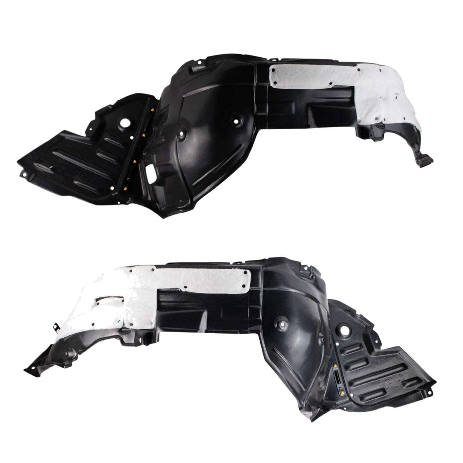 Trq Inner Fender Liner Set Compatible With 2016-2017 Lexus Gs200T 2018-2019 Gs300 2016-2020 Gs350 2016-2018 Gs450H Lx1248146 Lx1
