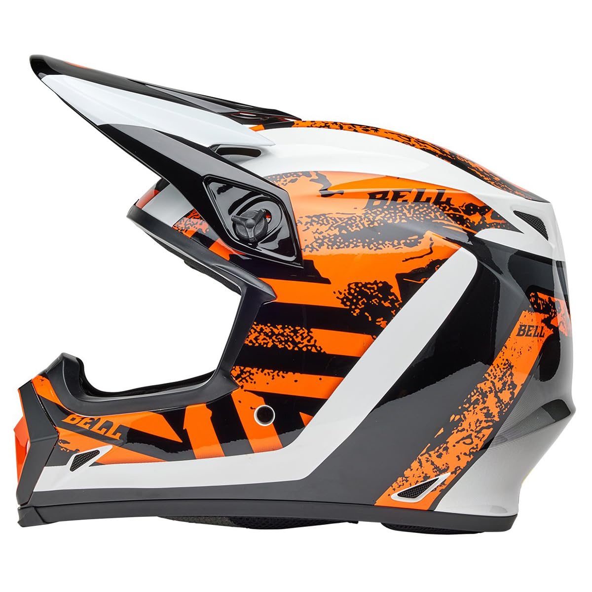 Bell Mx-9 Mips Dirt Helmet (Gloss Breakdance Black/Orange - Medium)