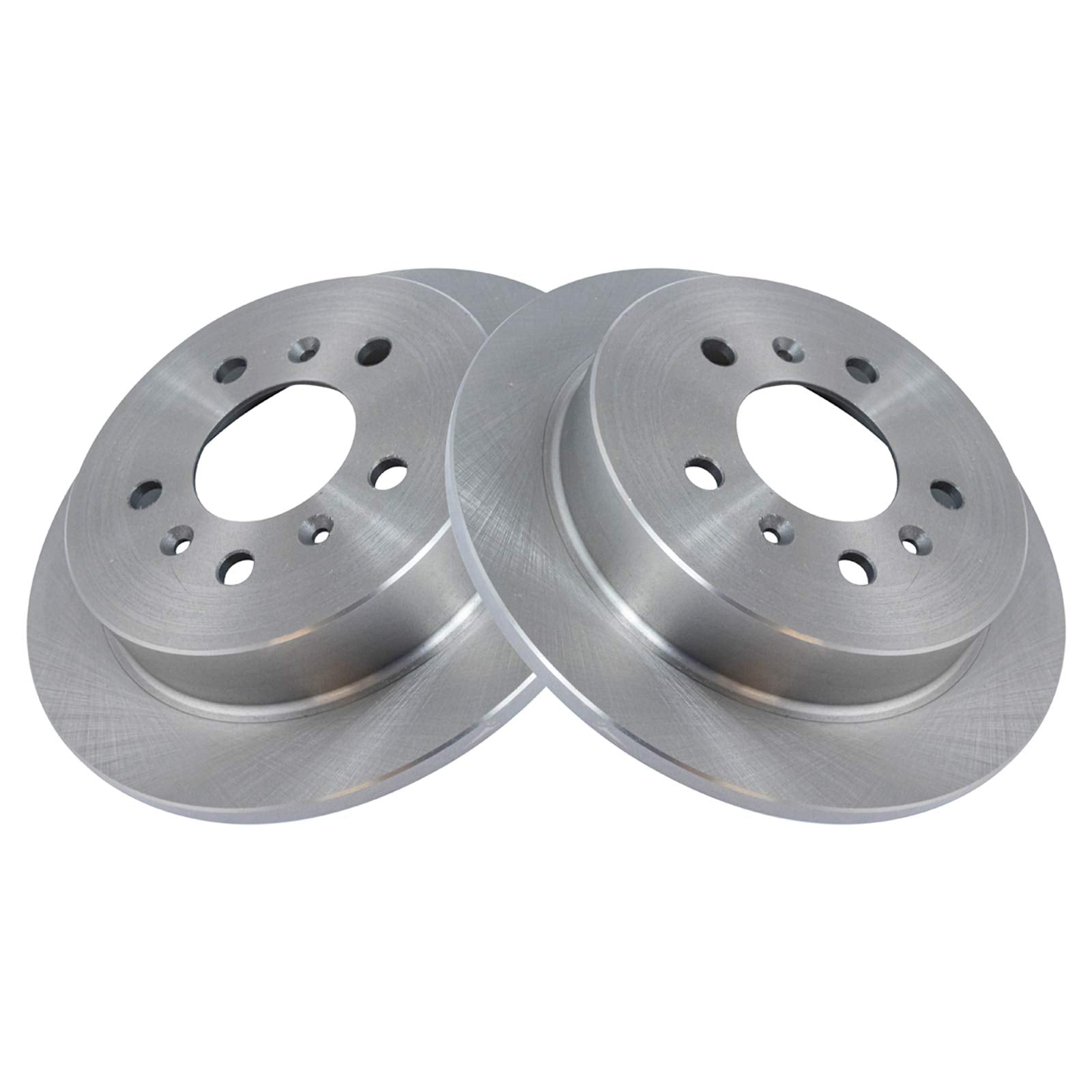 Trq Rear Brake Pad & Rotor Kit Brake Pads Brake Rotor Semi-Metallic Compatible With 2009 Buick Lacrosse 2006-2010 Chevrolet Impa