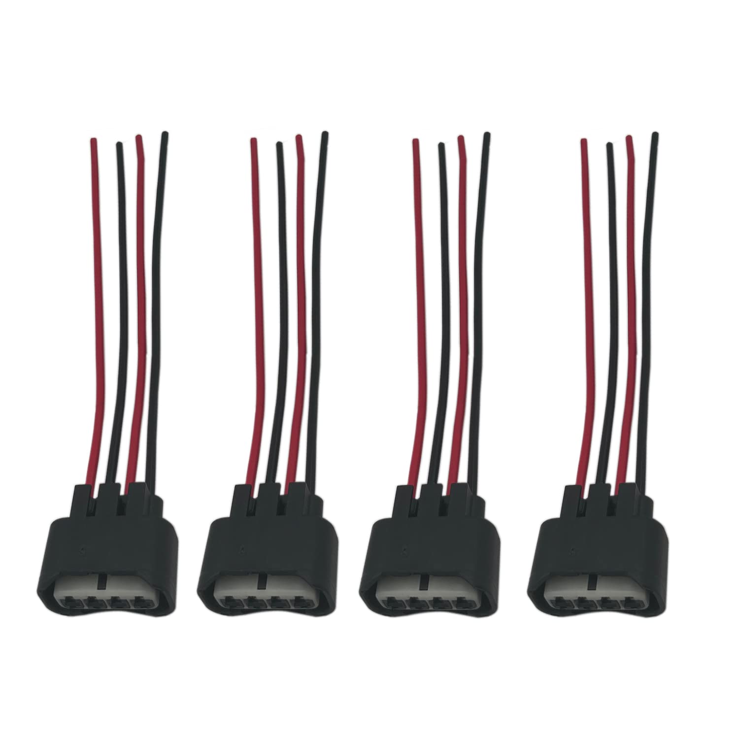 4Pcs Ignition Coil Connector Compatible With Toyota Camry Corolla Highlander, Scion Tc,Sienna - Replace 90980-11885 Ignition Coi