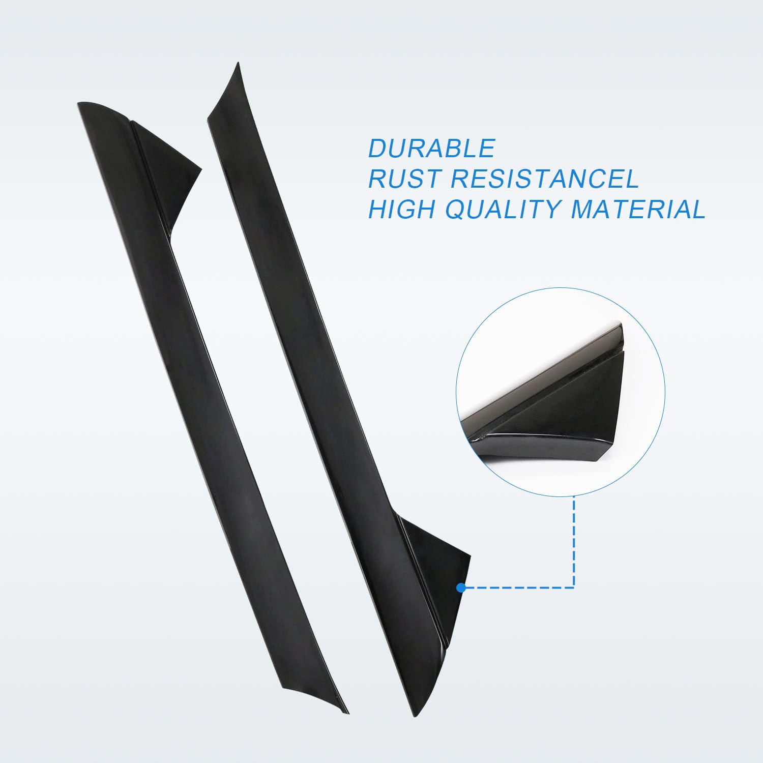 Carmocar A-Pillar Front Molding Windshield Outer Trim Replacement For 2011-2019 Ford Explorer 4 Door Utility (Left & Right) Repl