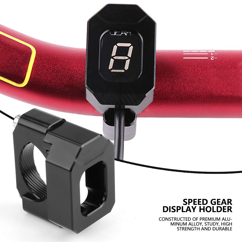 Motorcycle Gear Indicator Holder Fit 22Mm-28.6Mm, Keenso Universal Speed Gear Display Indicator Holder Bracket