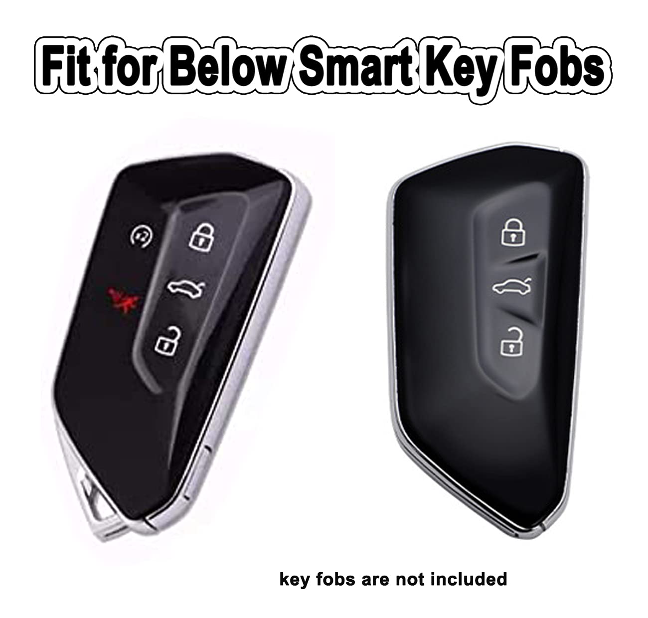 Key Fob Cover Fit For Volkswagen Vw Mk8 Golf/Gti Skoda Octavia Soft Tpu Remote Holder Skin Protector Jacket Keyless Entry Sleeve Accessories (Dark Purple)