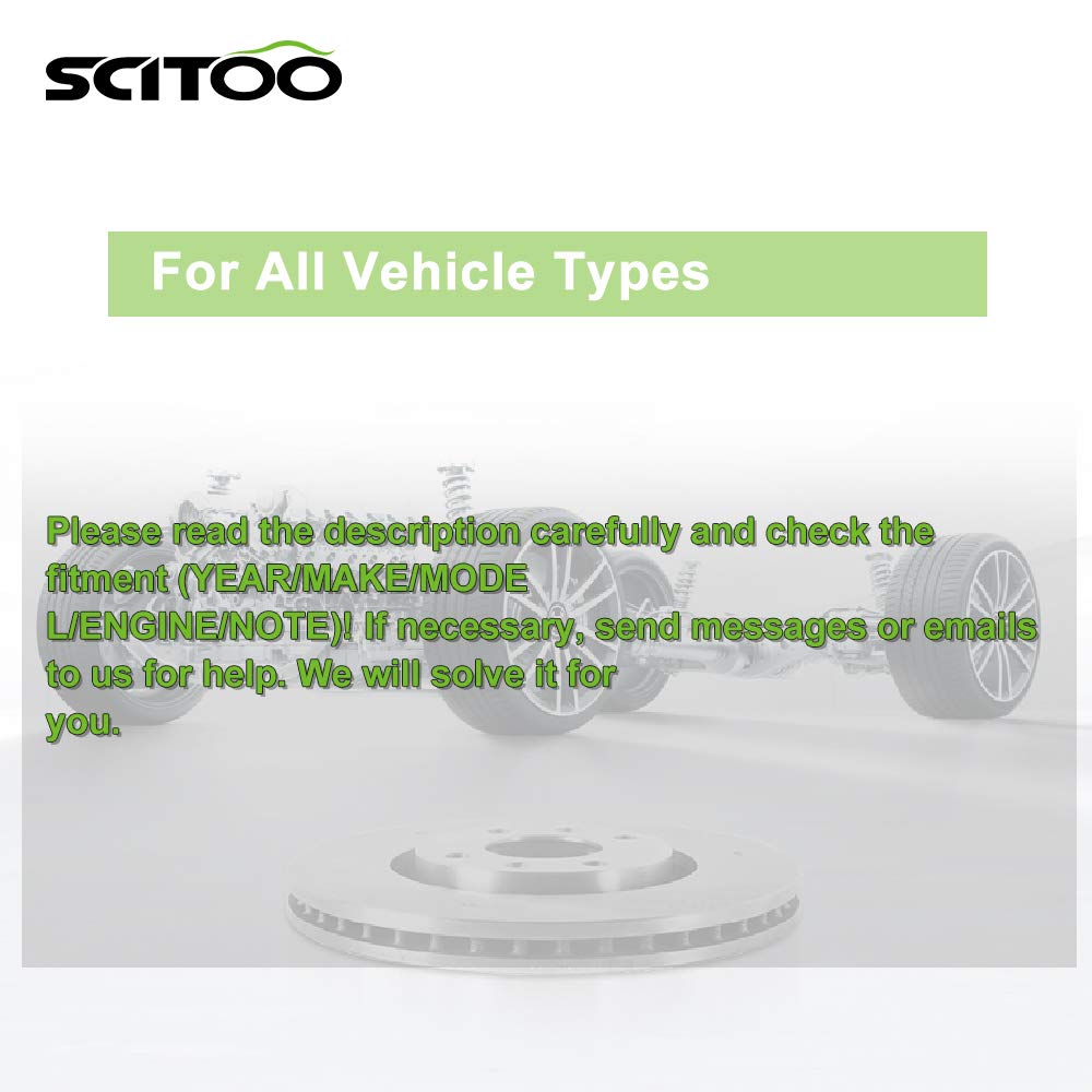 Ceramic Brake Pads Kits,Scitoo 8Pcs Brakes Pads Set Fit For 2002-2003 For Lexus Es300,2004-2006 For Lexus Es330,2005-2006 For To