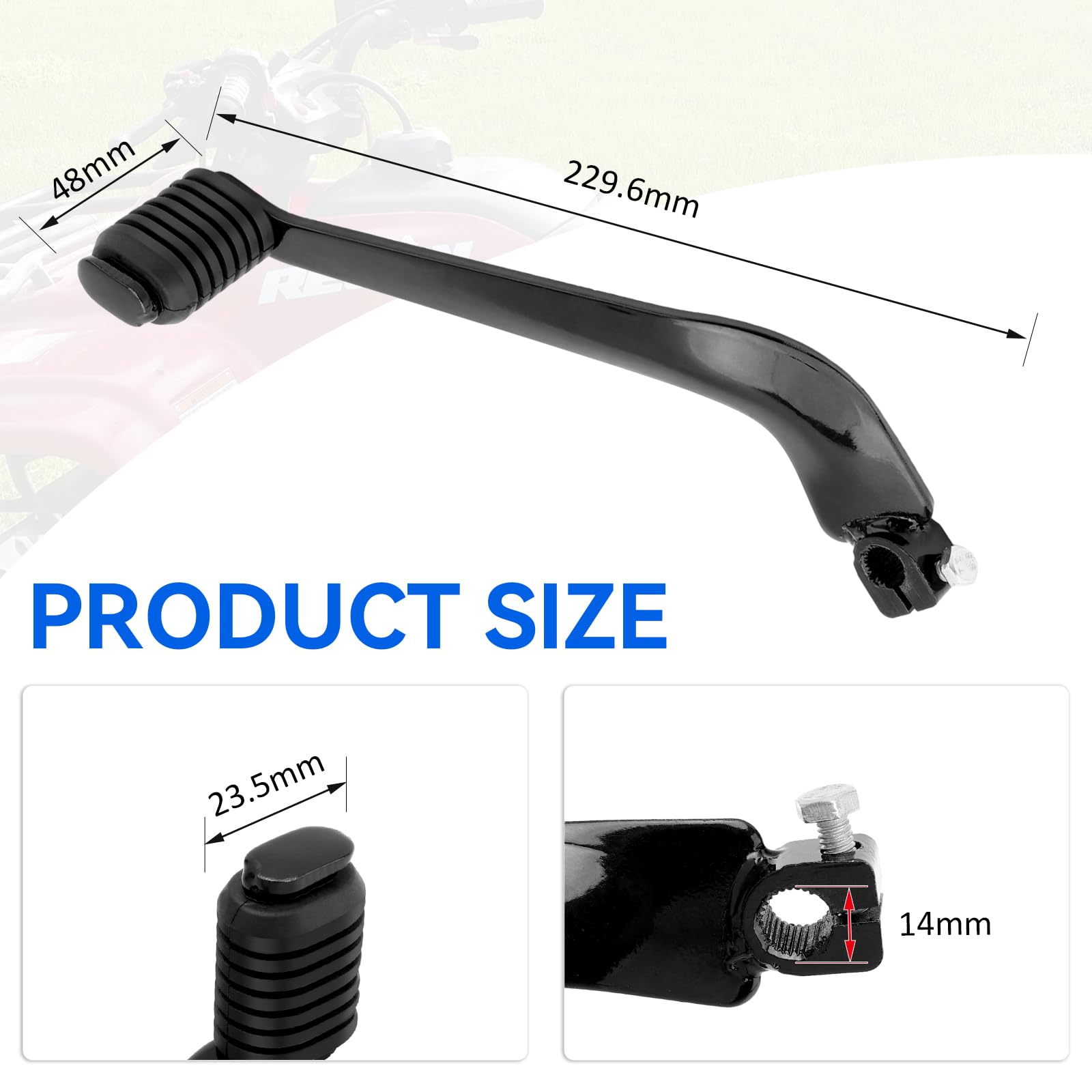 JAVIK Gear Shifter Shift Lever Pedal for Honda Foreman 400 Foreman 450 Recon 250 TRX250EX TRX250X 1995-2022 All Year, OEM# 24700