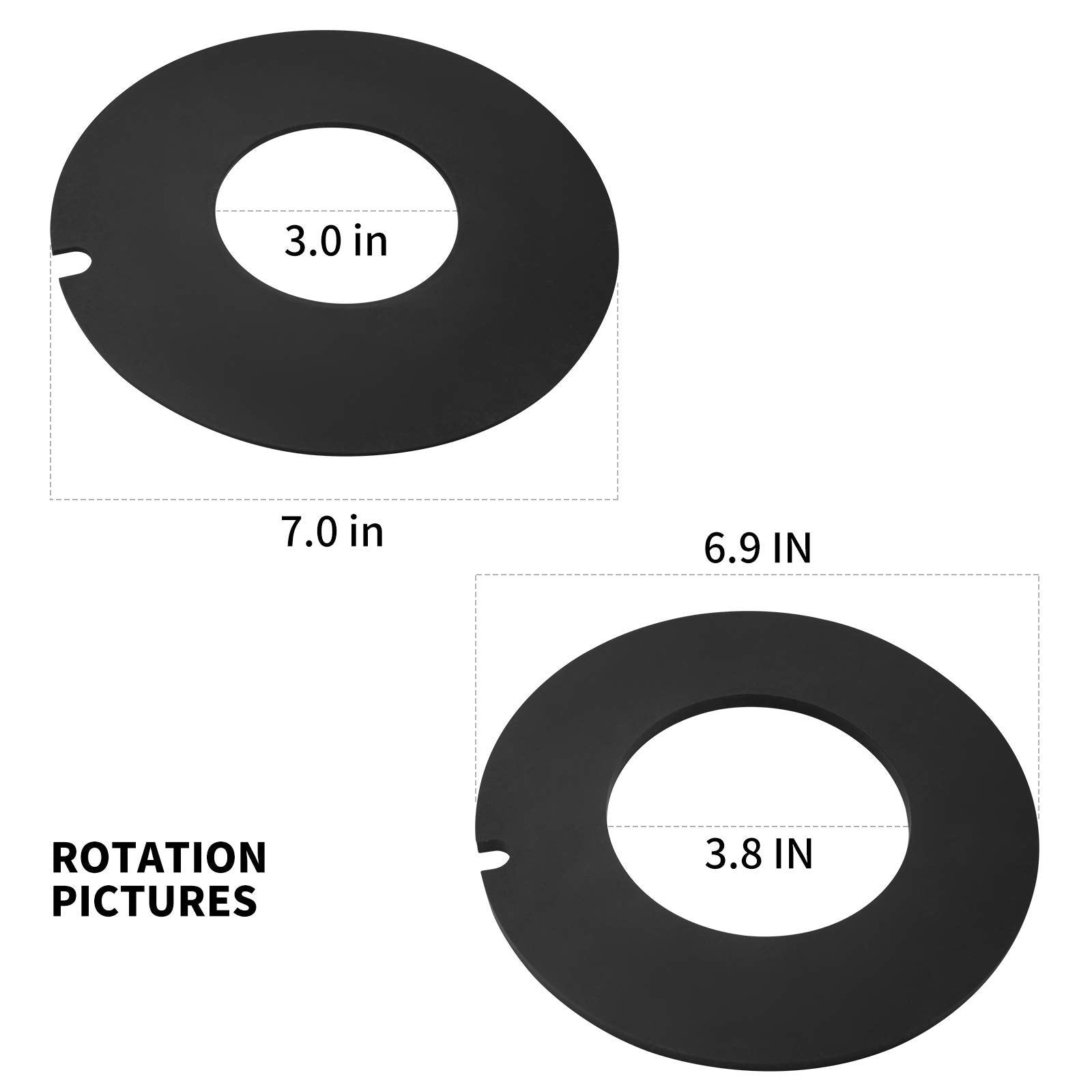 Sikawai 385316140 385311462 Rv Toilet Flush Seal Replacement Kit Toilet Rubber Ball Bowl Gasket Fits For Do-Metic Se-Aland Man-S