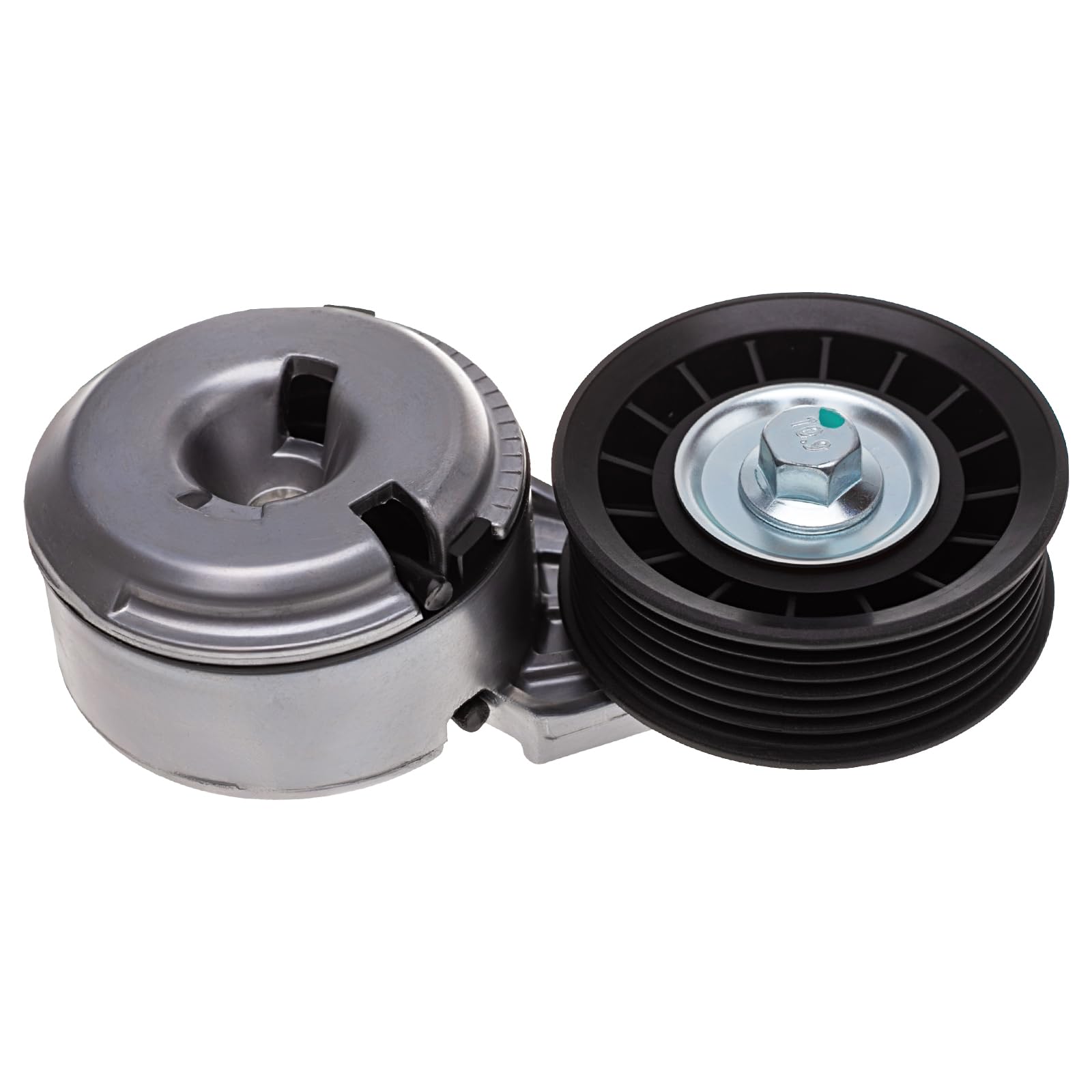 AUQDD 39160 Belt Tensioner and Pulley Assembly (For 1.6L LXV Eng.) Fit For 2009-2011 Chevy Aveo Aveo5 /2009-2010 Pontiac G3 /200