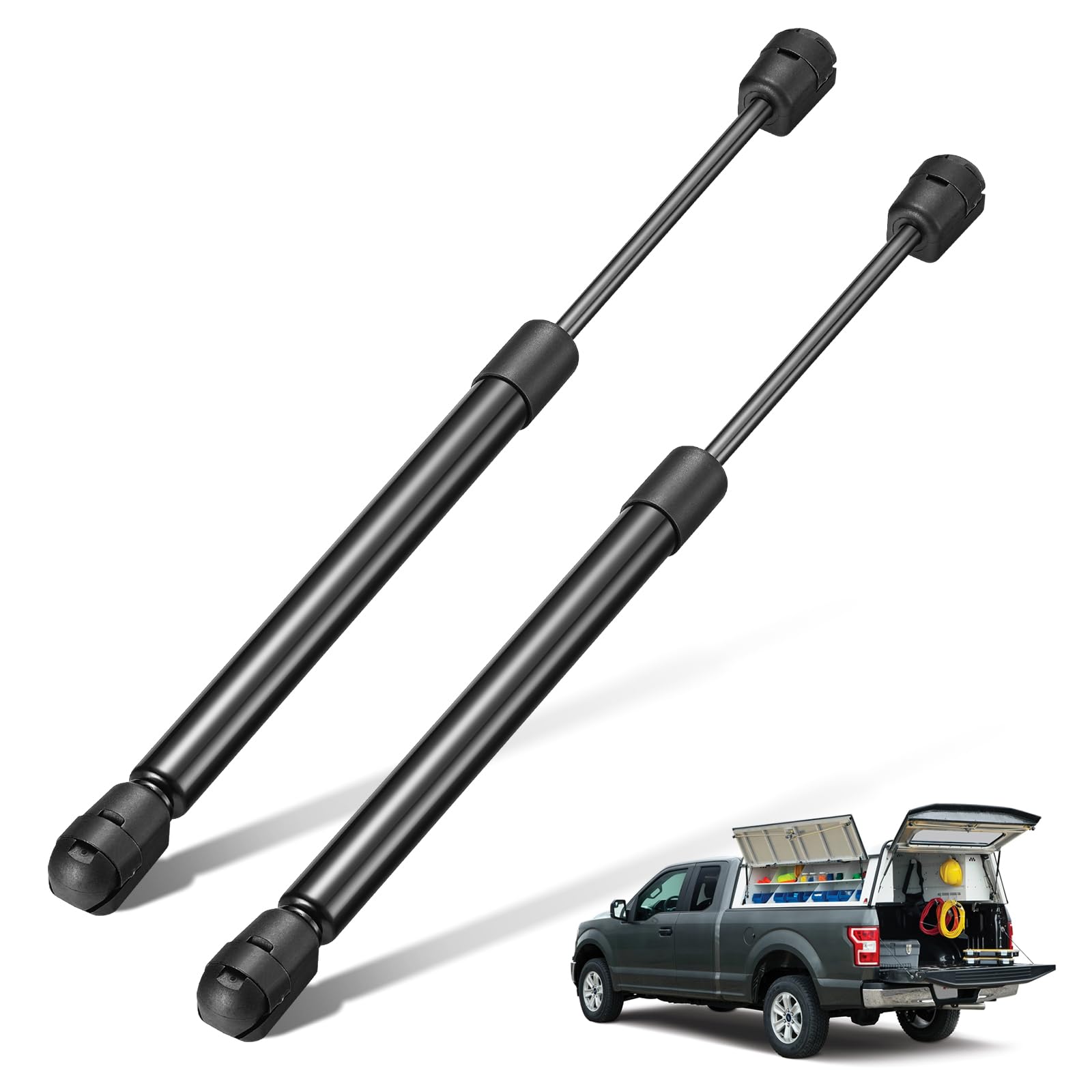 Bdfhyk C16-12104 12In/50Lbs (222N) Gas Strut Shock Lift Support For Leer Camper Shell Atc Snugtop Pickup Truck Canopy Side Rear