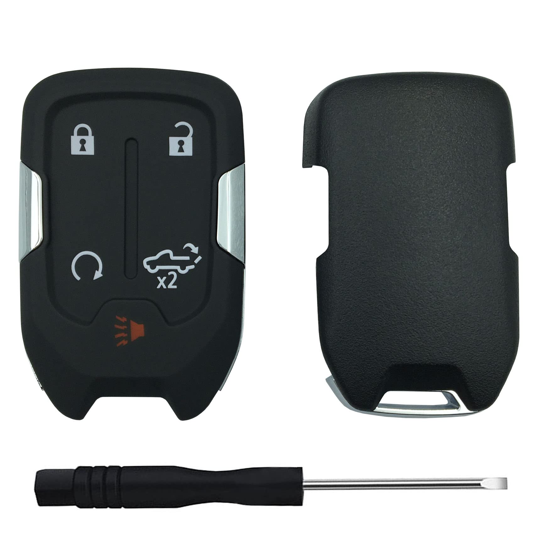 Replacement Keyless Entry Remote Key Fob Shell Case For 2022 2021 2020 2019 Chevy Silverado And Gmc Sierra 1500 2500Hd 3500Hd Ca