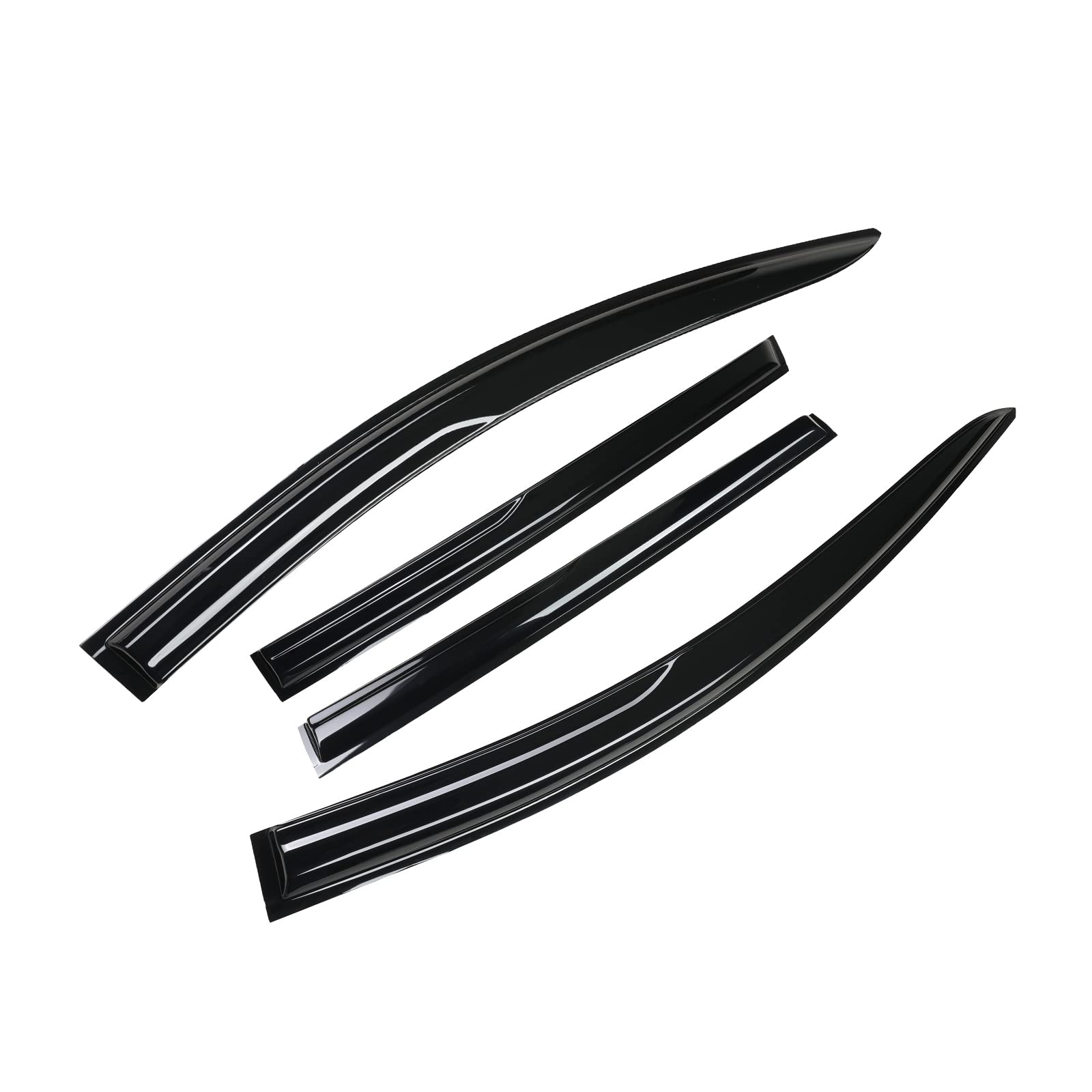 Arokzn Smoke Tinted Tape-On Side Window Visor Designed for Toyota Sienna 2021 2022 2023 LE XLE XSE Limited Platinum Shatterproof