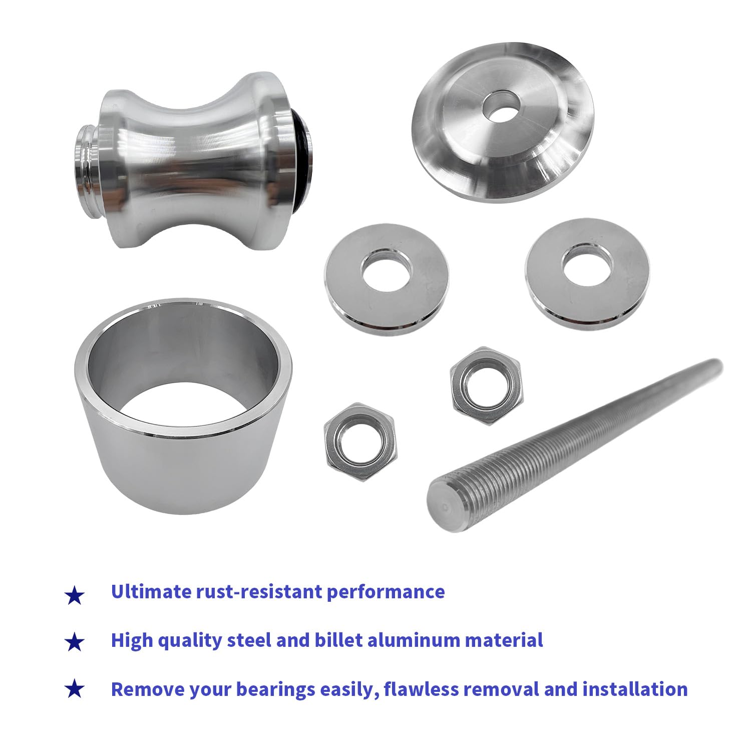 BIGLKNM Wheel Bearing Removal Tool for Polaris Ranger RZR/General/Sportsman, Fits 40 & 44 mm Bearings